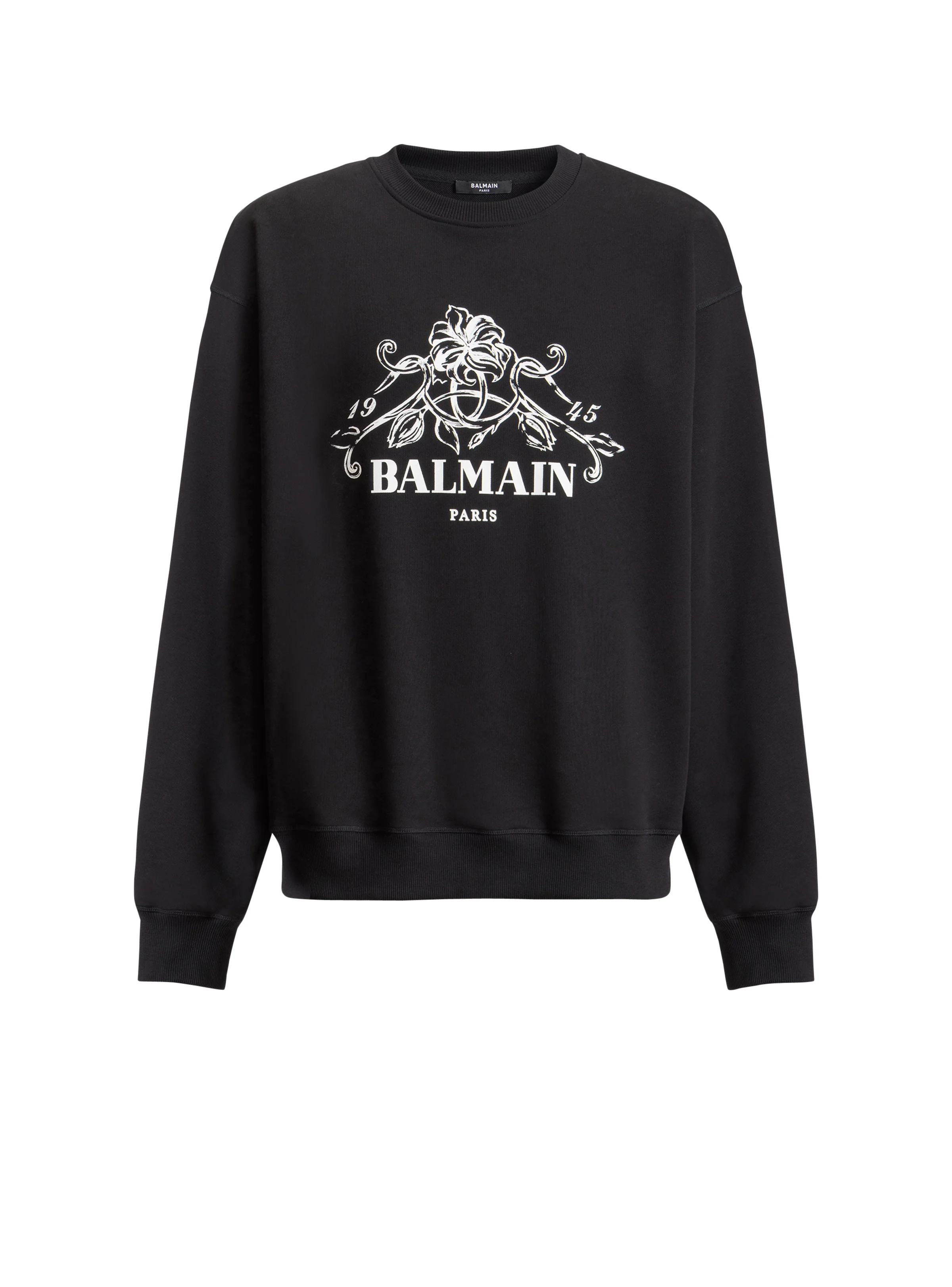 Printed Balmain Vine sweatshirt - 1