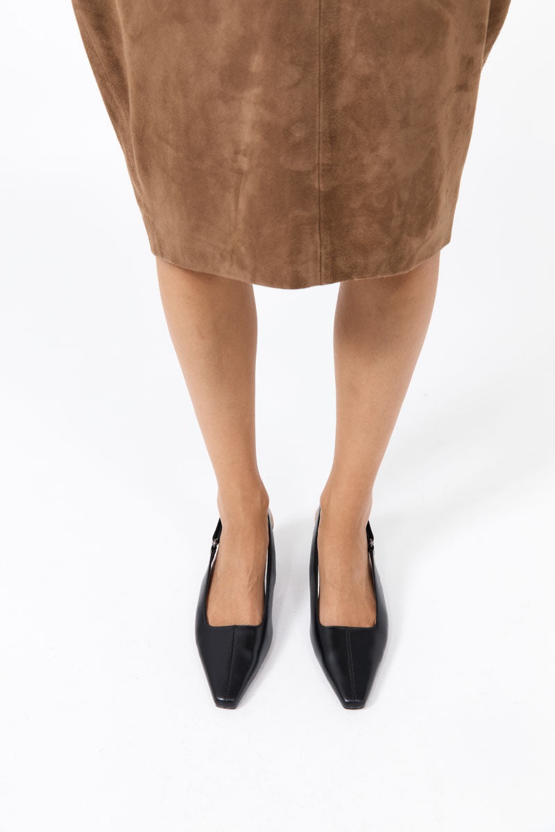 Utility Sling Back Heel - Black - 3