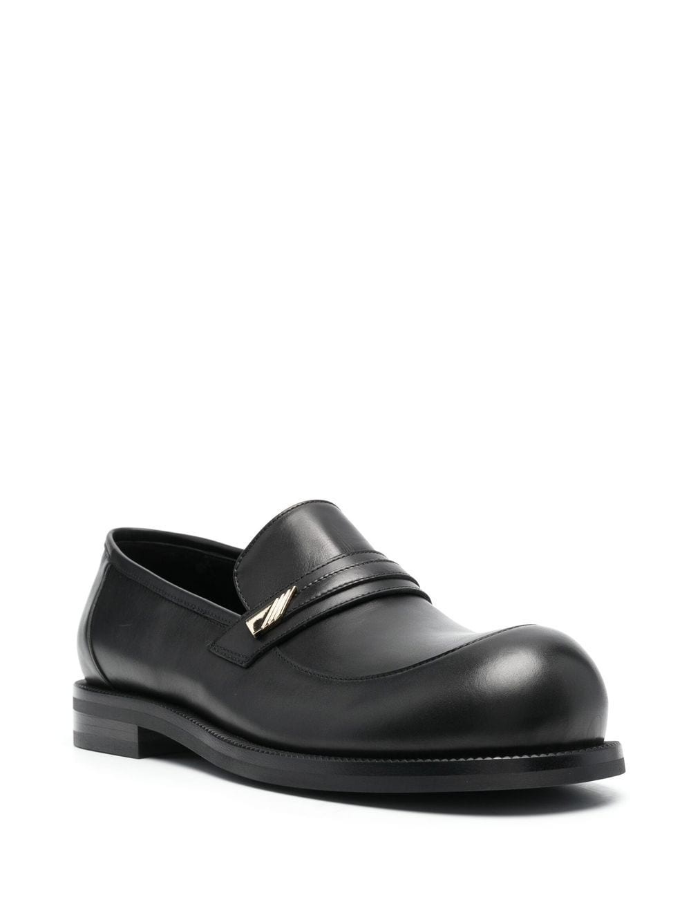 round-toe slip-on loafers - 2
