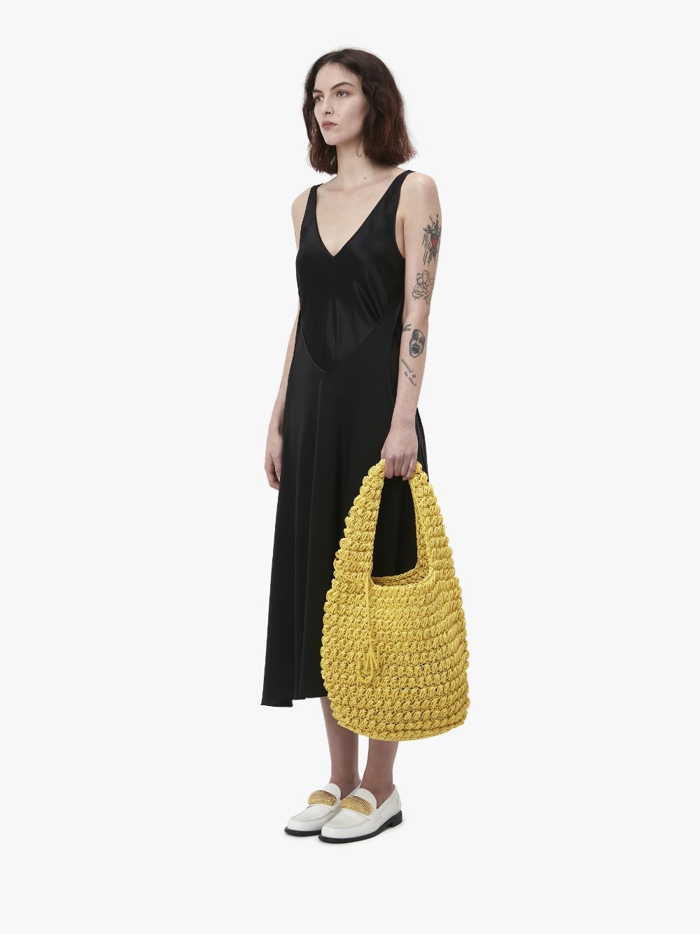 JW ANDERSON｜TOTEBAGS (LARGE POPCORN BASKET - TOTE BAG ( JW Anderson LARGE POPCORN BASKET - TOTE BAG | REVERSIBLE