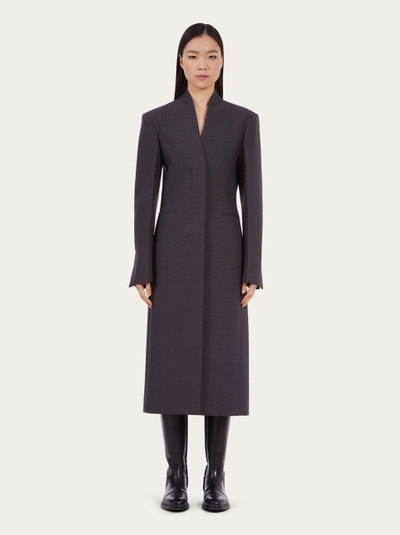 FERRAGAMO Fitted single breasted coat outlook