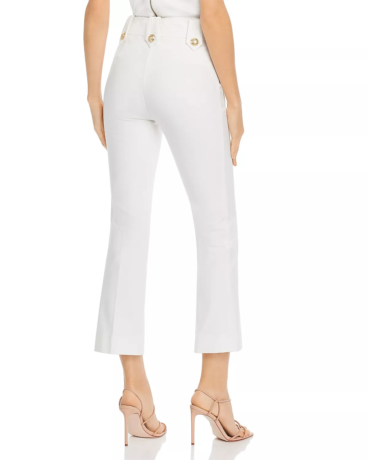 Robertson High Waisted Crop Flare Pants - 2