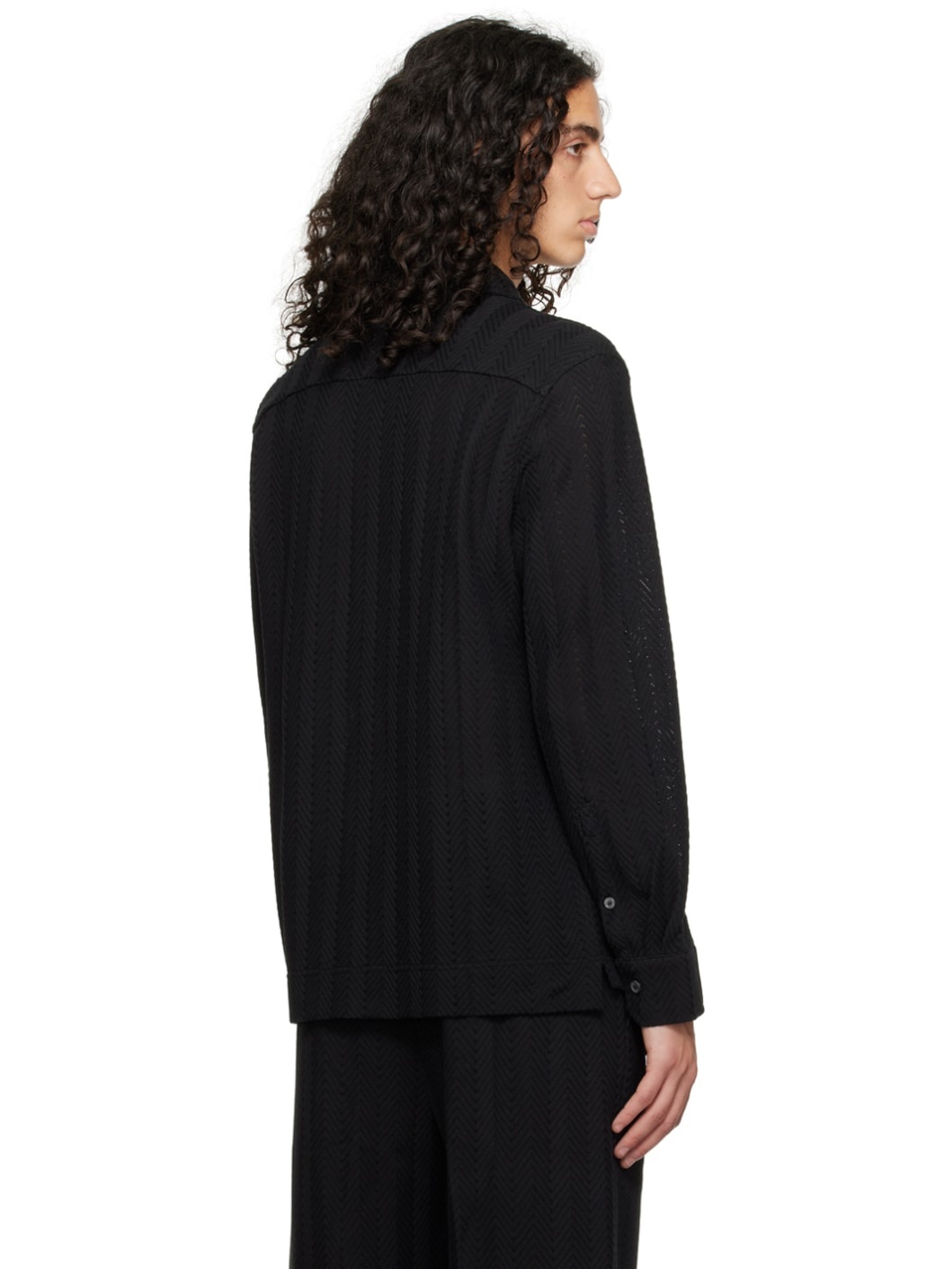 Black Chevron Shirt - 3