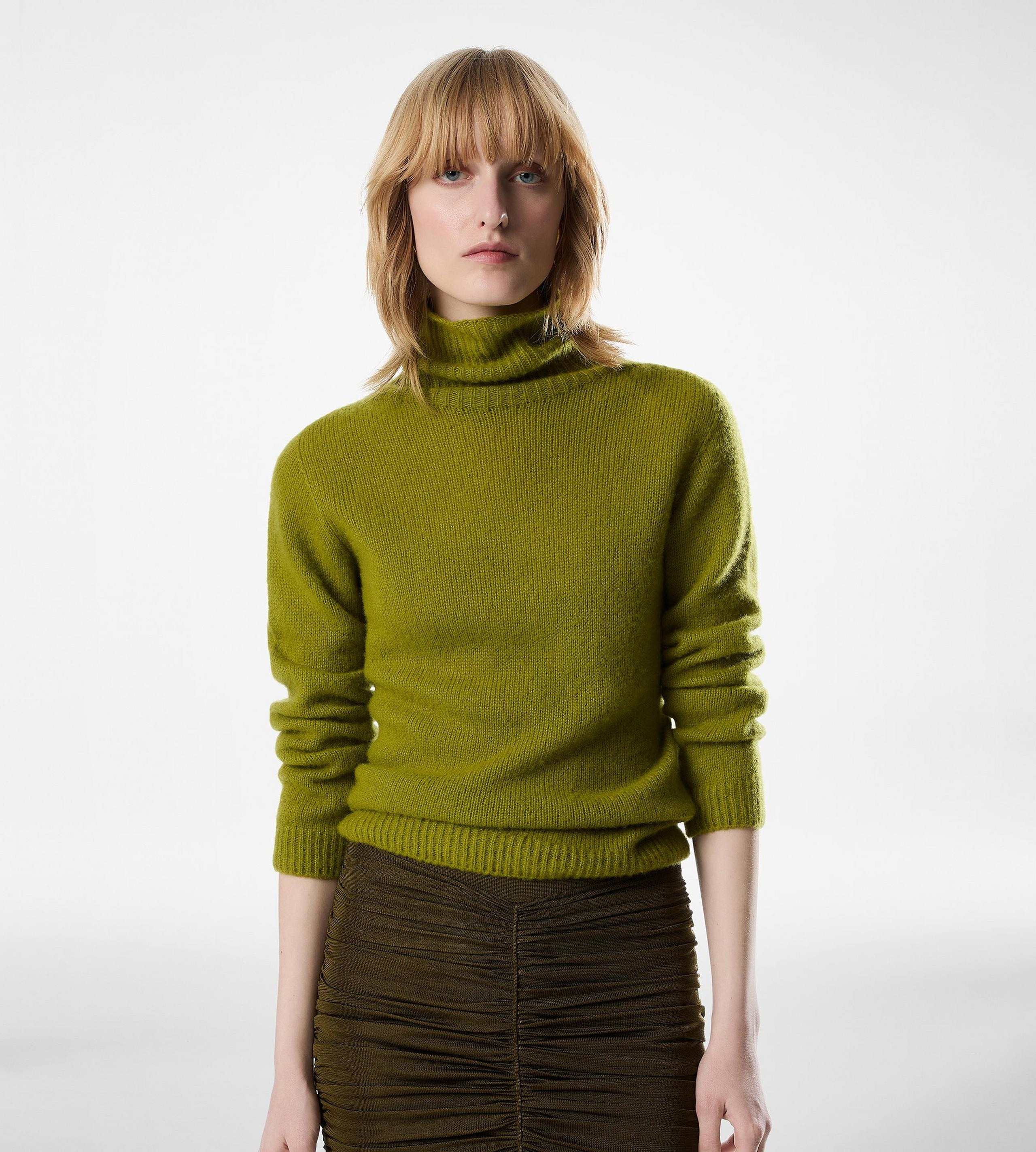 TURTLENECK KNIT WITH TOM FORD METAL PLAQUE - 2