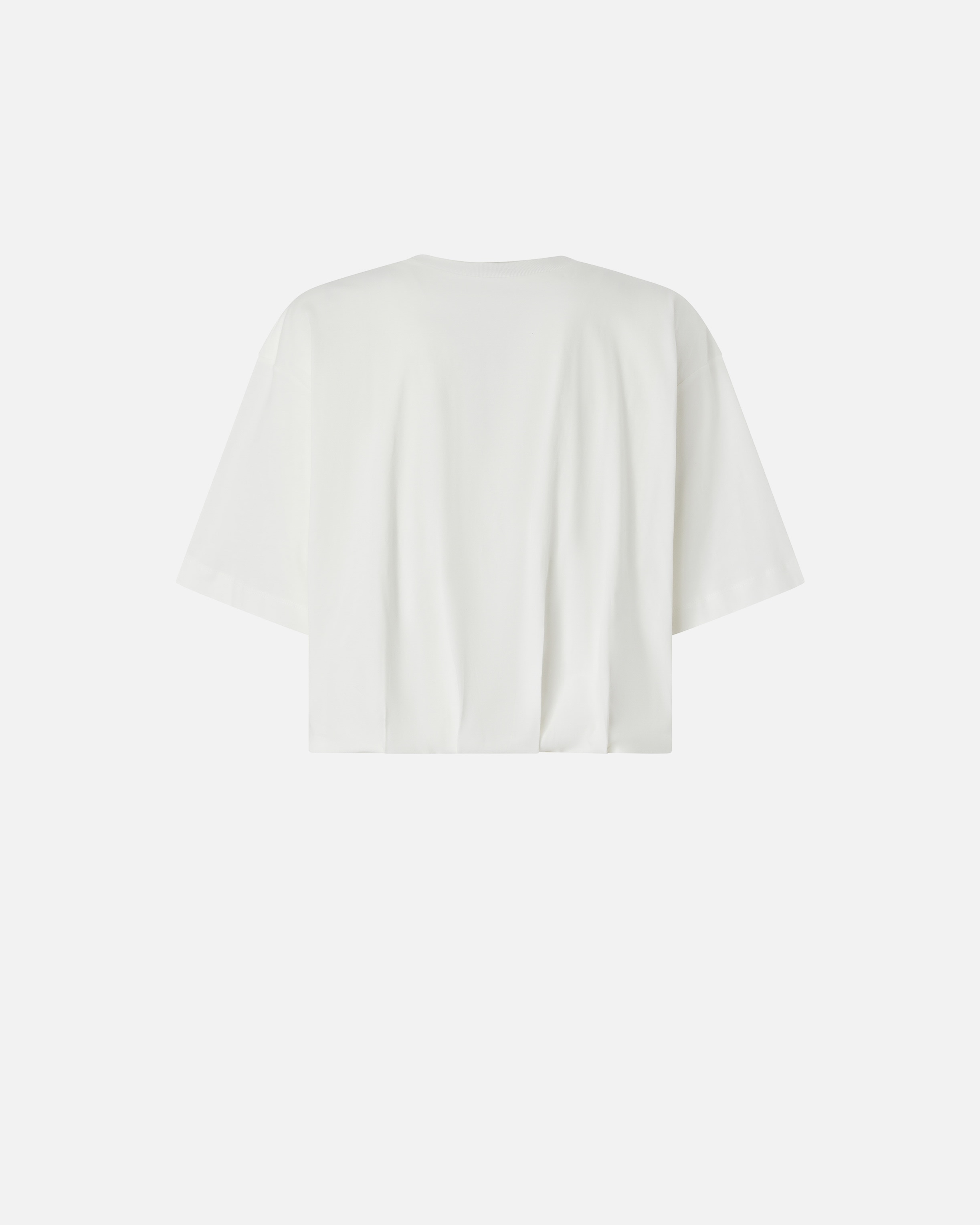 SHORT AND LOOSE T-SHIRT WITH LOGO EMBROIDERY - 2
