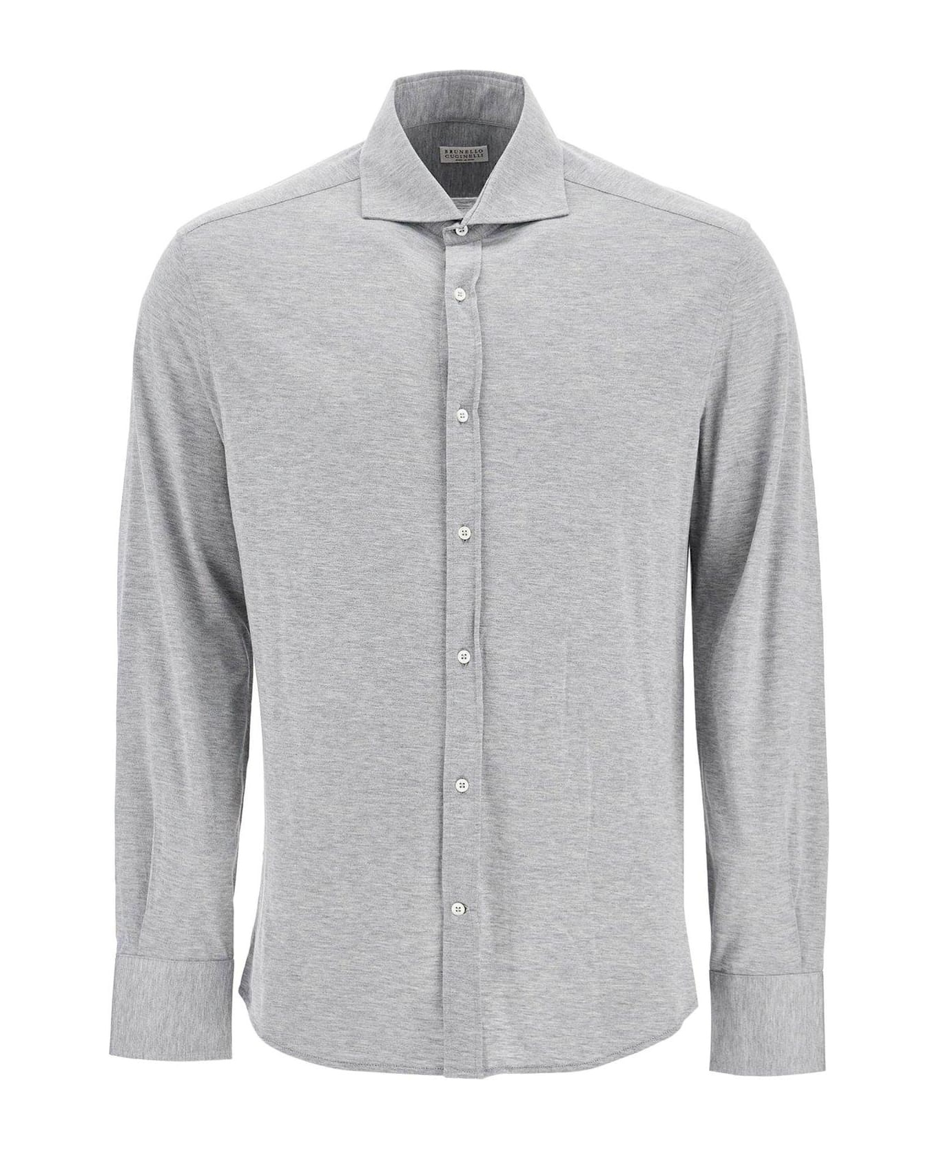Long-sleeved Buttoned Shirt - 1