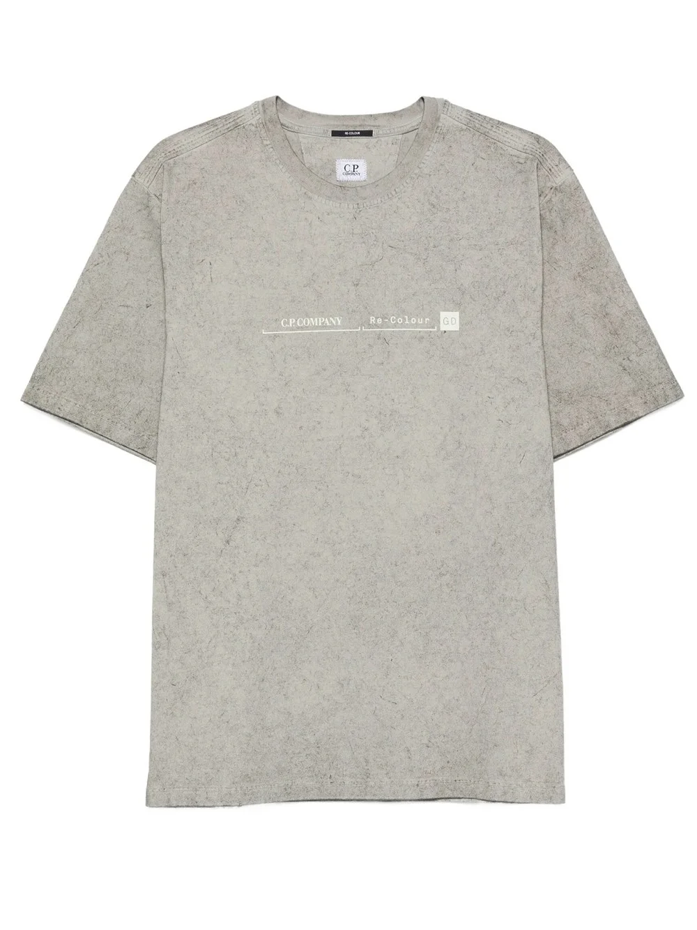 MERCERIZED JERSEY T-SHIRT WITH PRINTED LOGO - 1