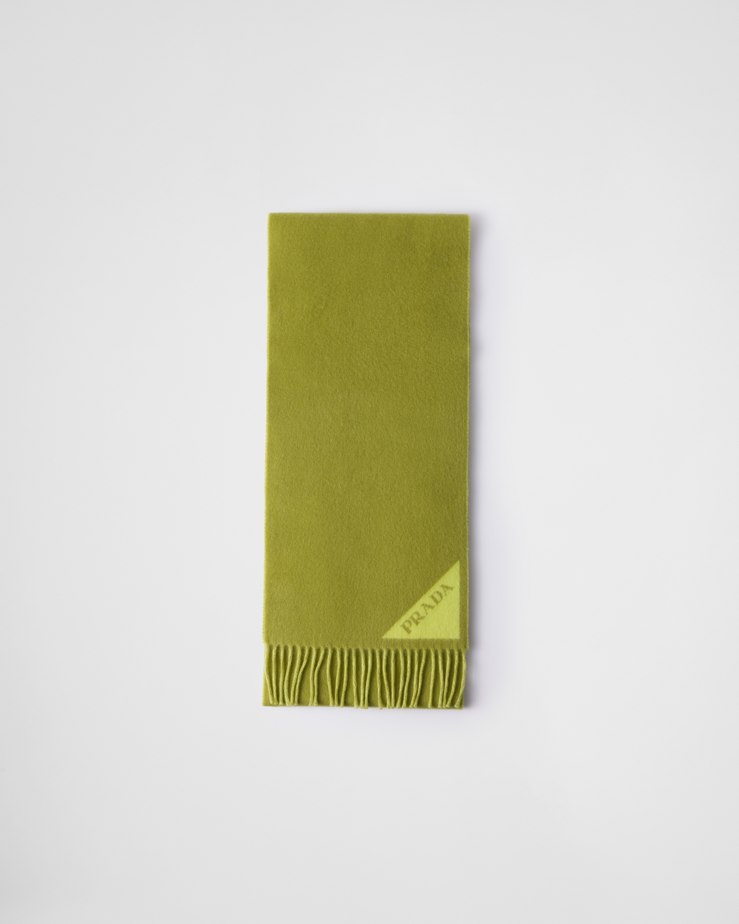 Double-faced wool and cashmere scarf - 1
