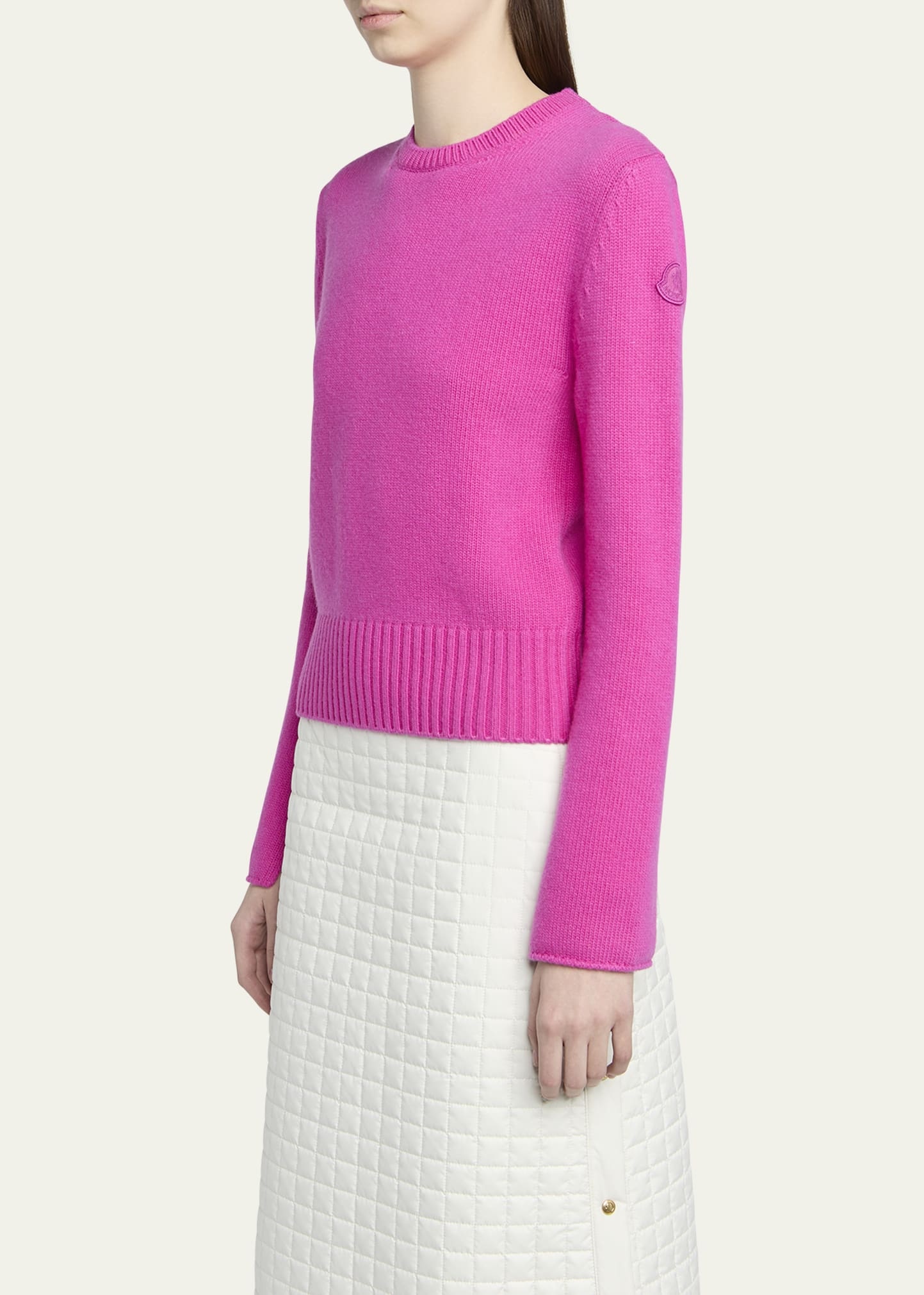 Wool-Cashmere Crewneck Sweater - 4