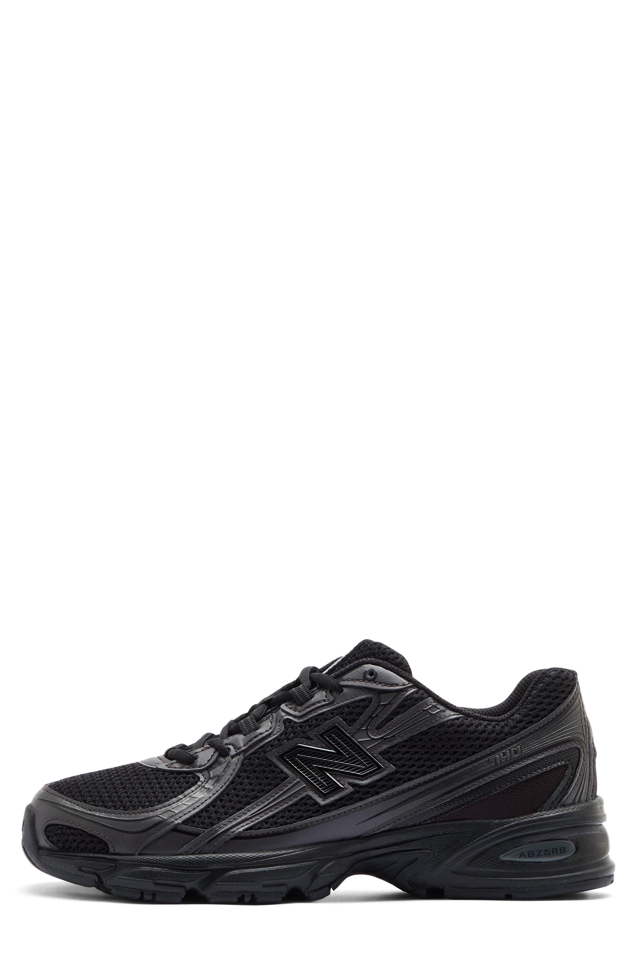 New Balance Gender Inclusive 740 Sneaker in Black /Black Cement at Nordstrom - 6