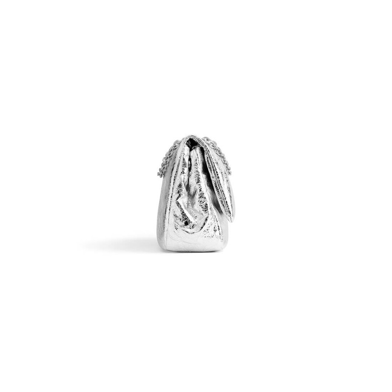 Women's Monaco Mini Bag Metallized  in Silver 3