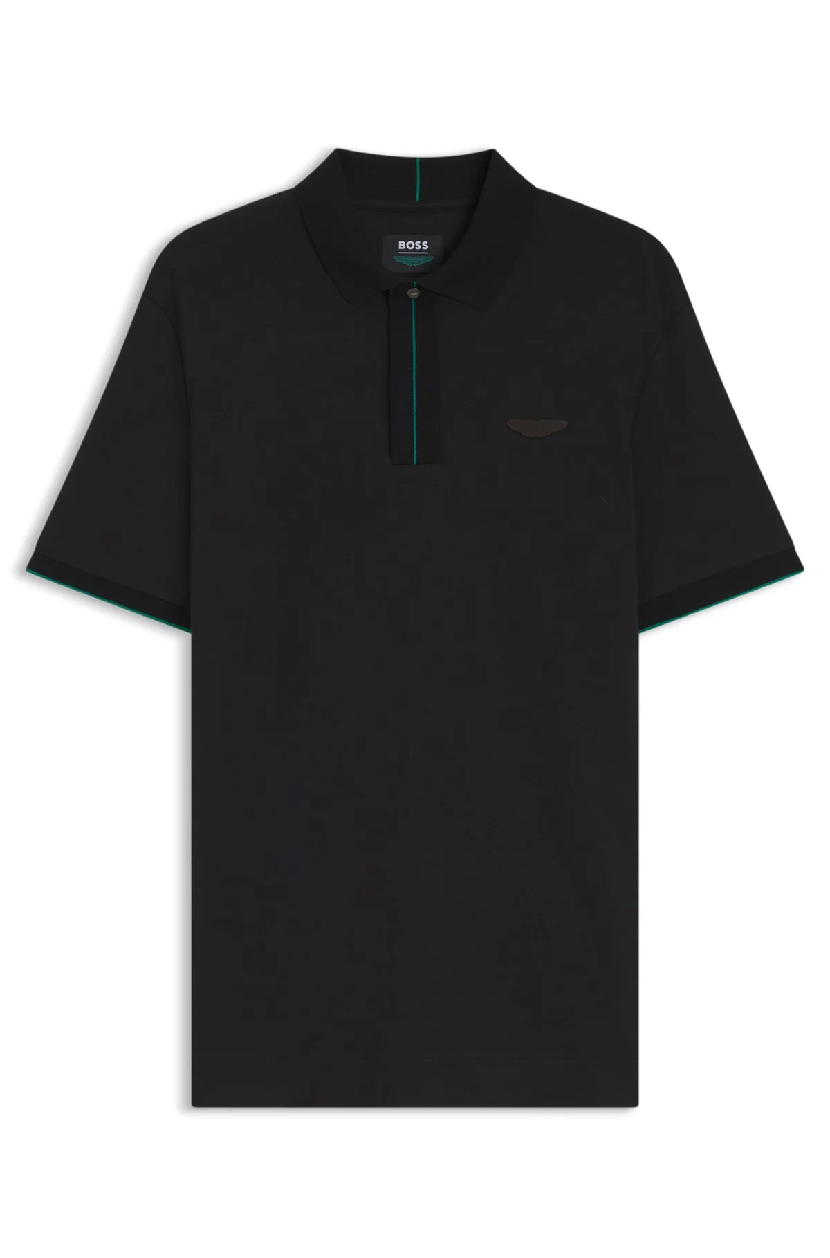 BOSS X ASTON MARTIN POLO SHIRT IN MERCERIZED COTTON - 1