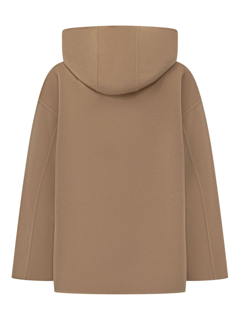 WEEKEND Max Mara hooded wool coat outlook