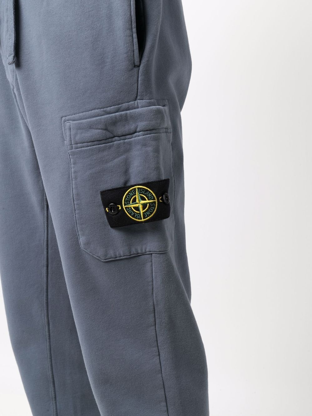 logo-patch cargo-pocket track pants - 5