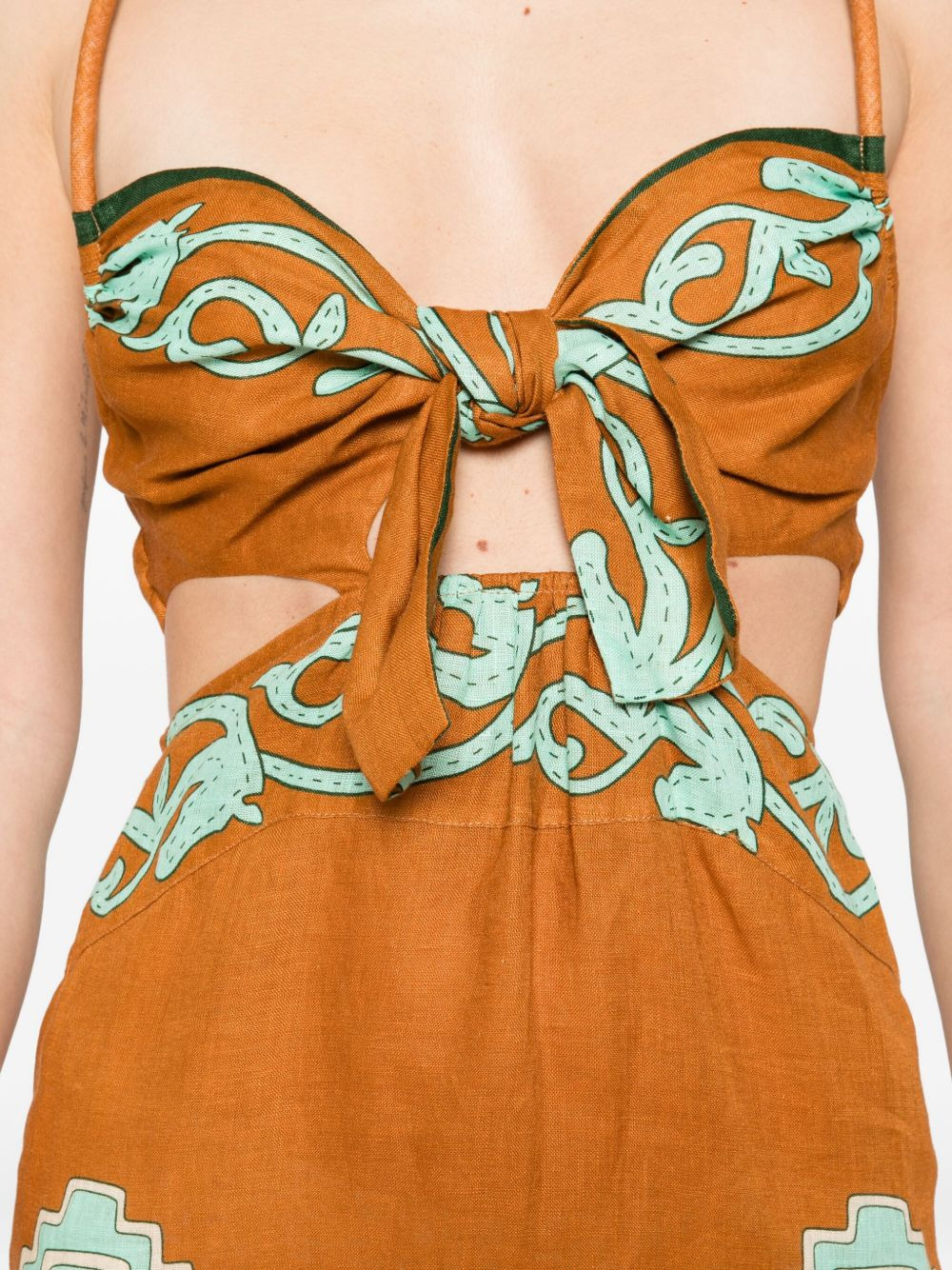 Los Siete Mares midi dress - 5
