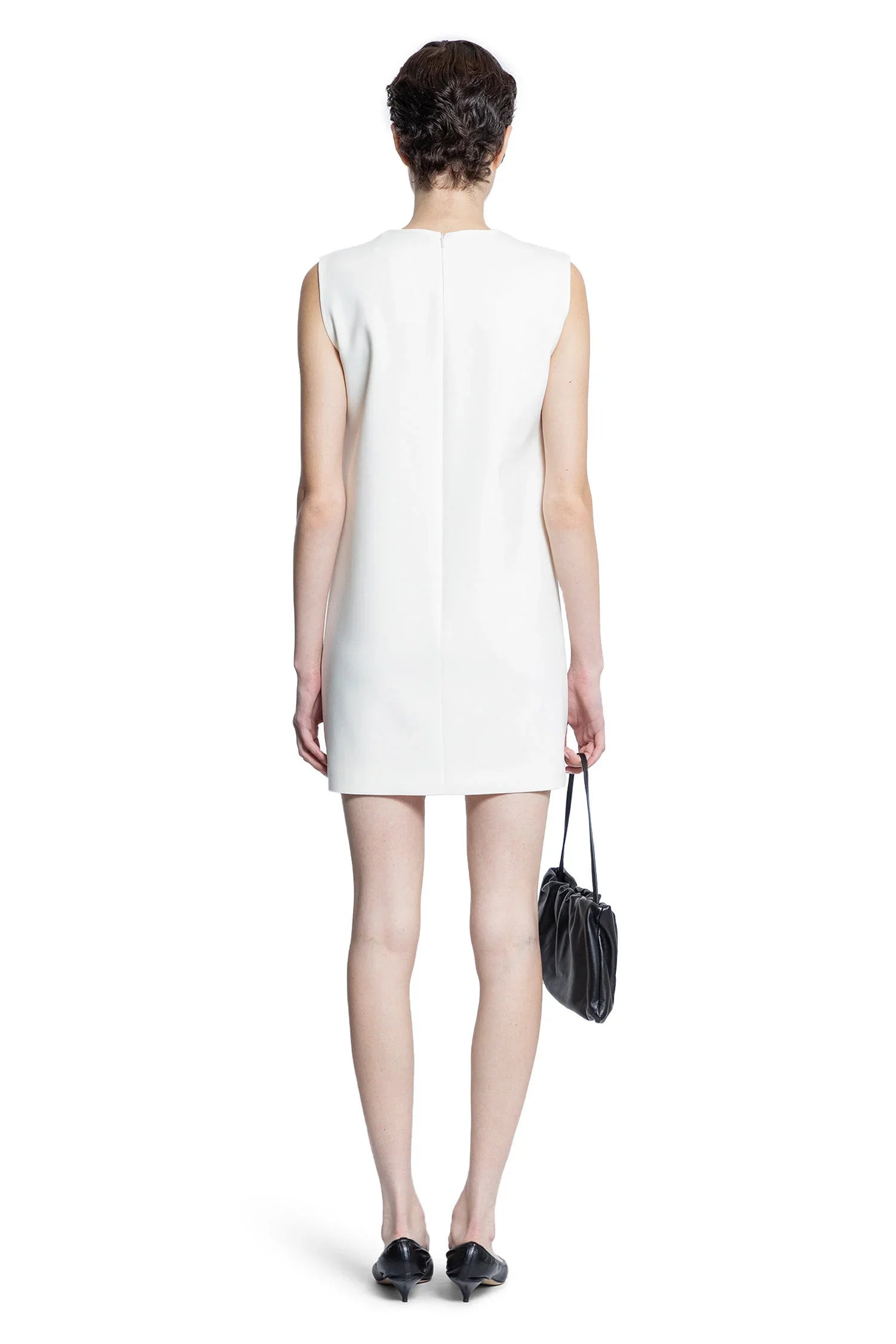 Wool-Canvas-Sleeveless-Dress - 3