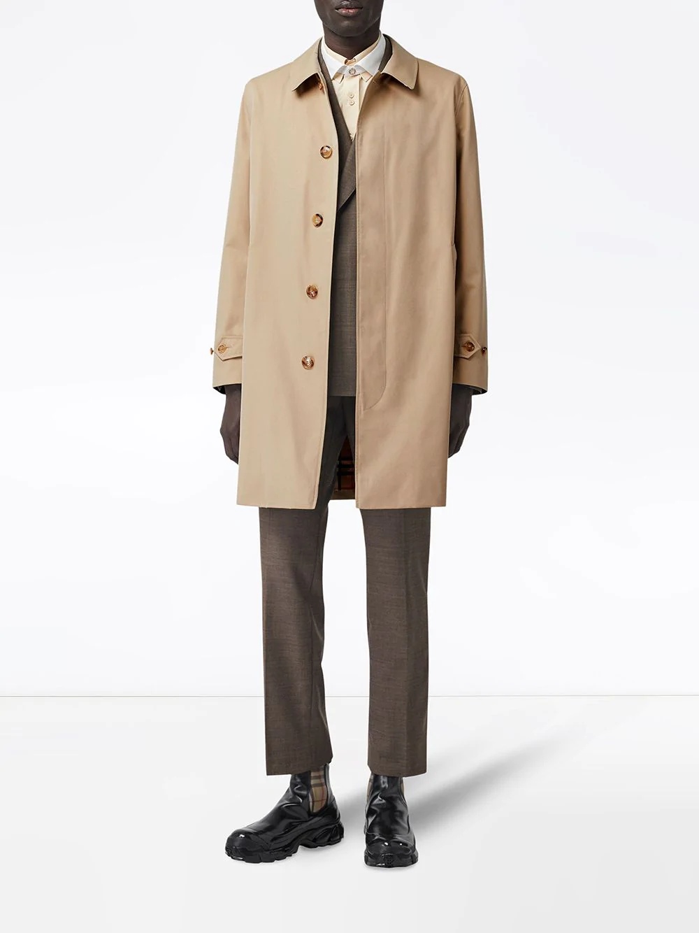 Cotton Gabardine Car Coat - 2