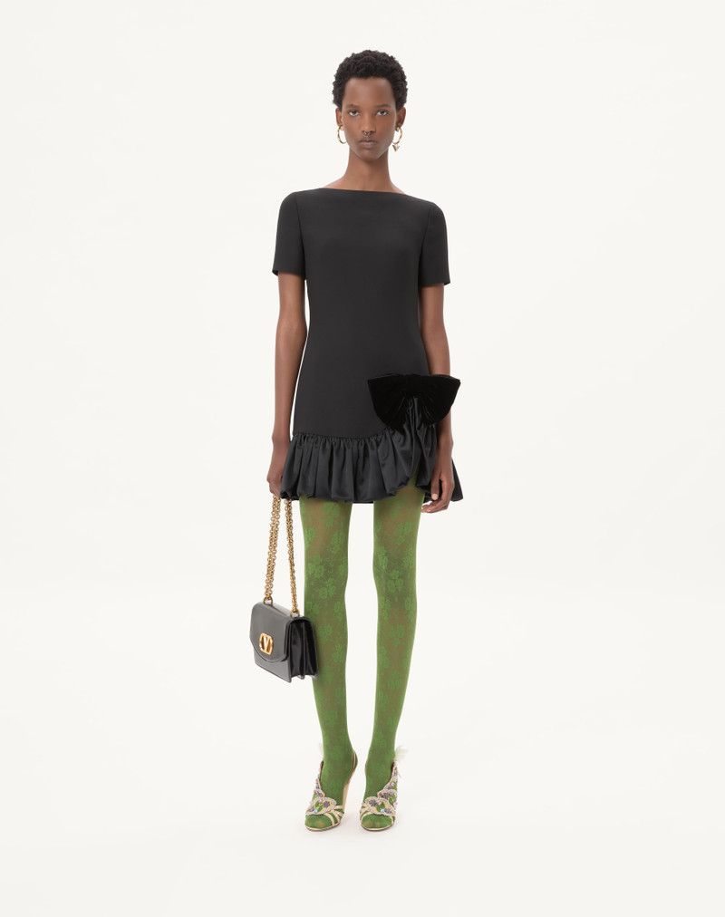 Valentino CREPE COUTURE SHORT DRESS outlook