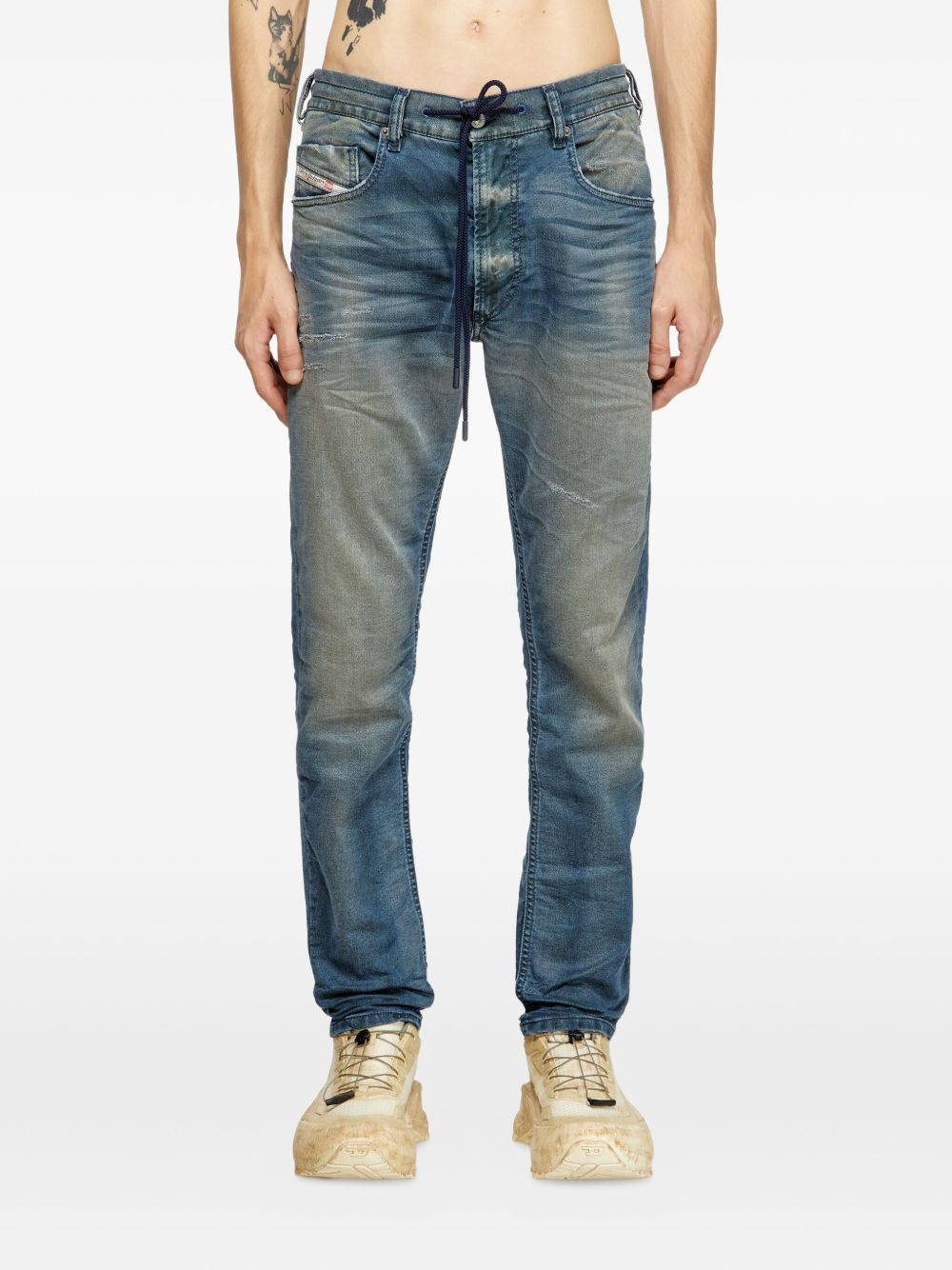 drawstring jeans - 3