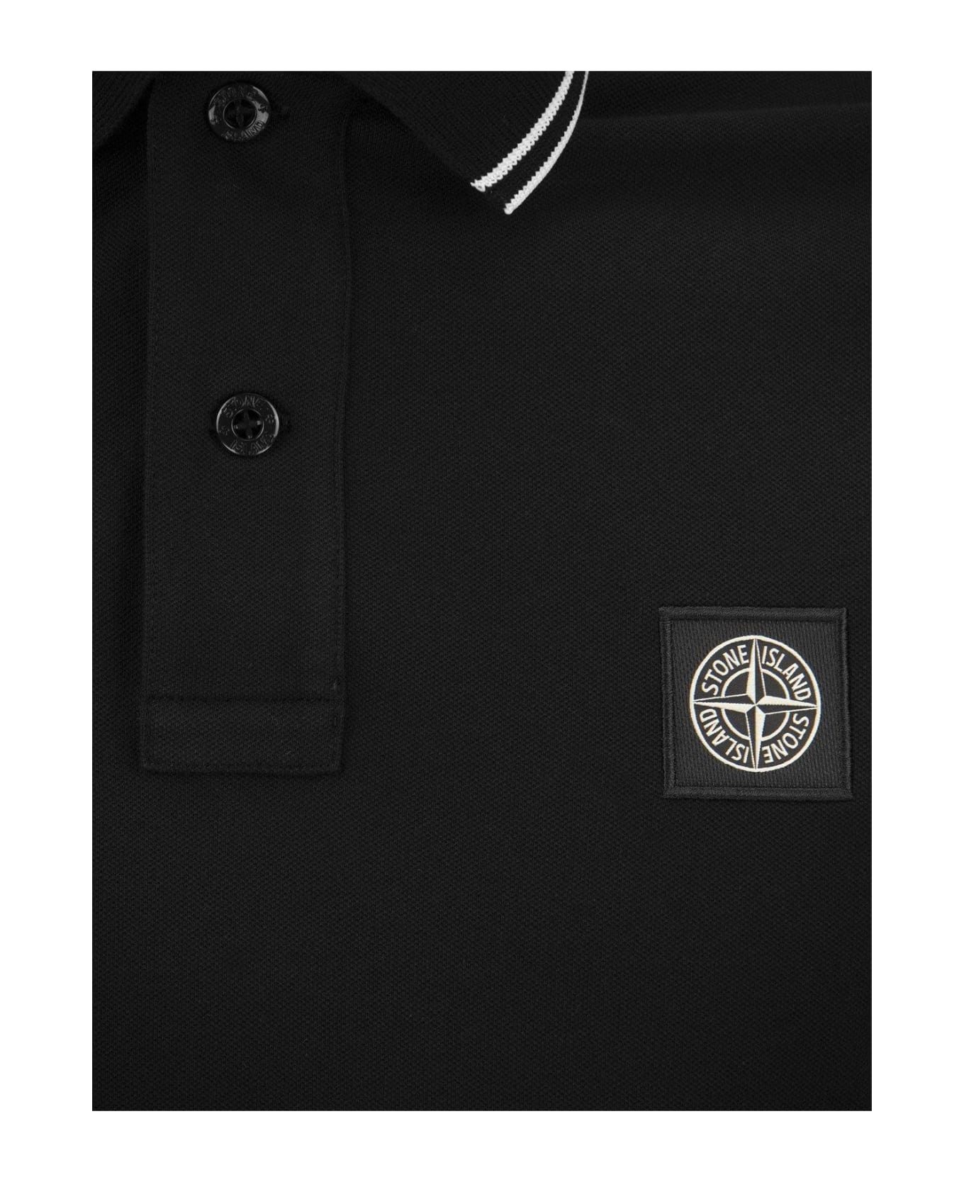 Logo Patch Polo Shirt - 4