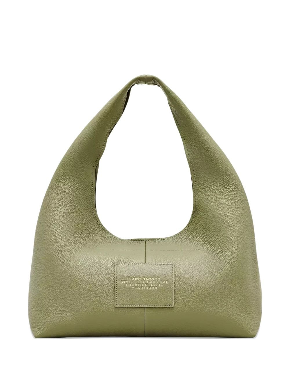 The Sack logo-plaque leather shoulder bag - 3