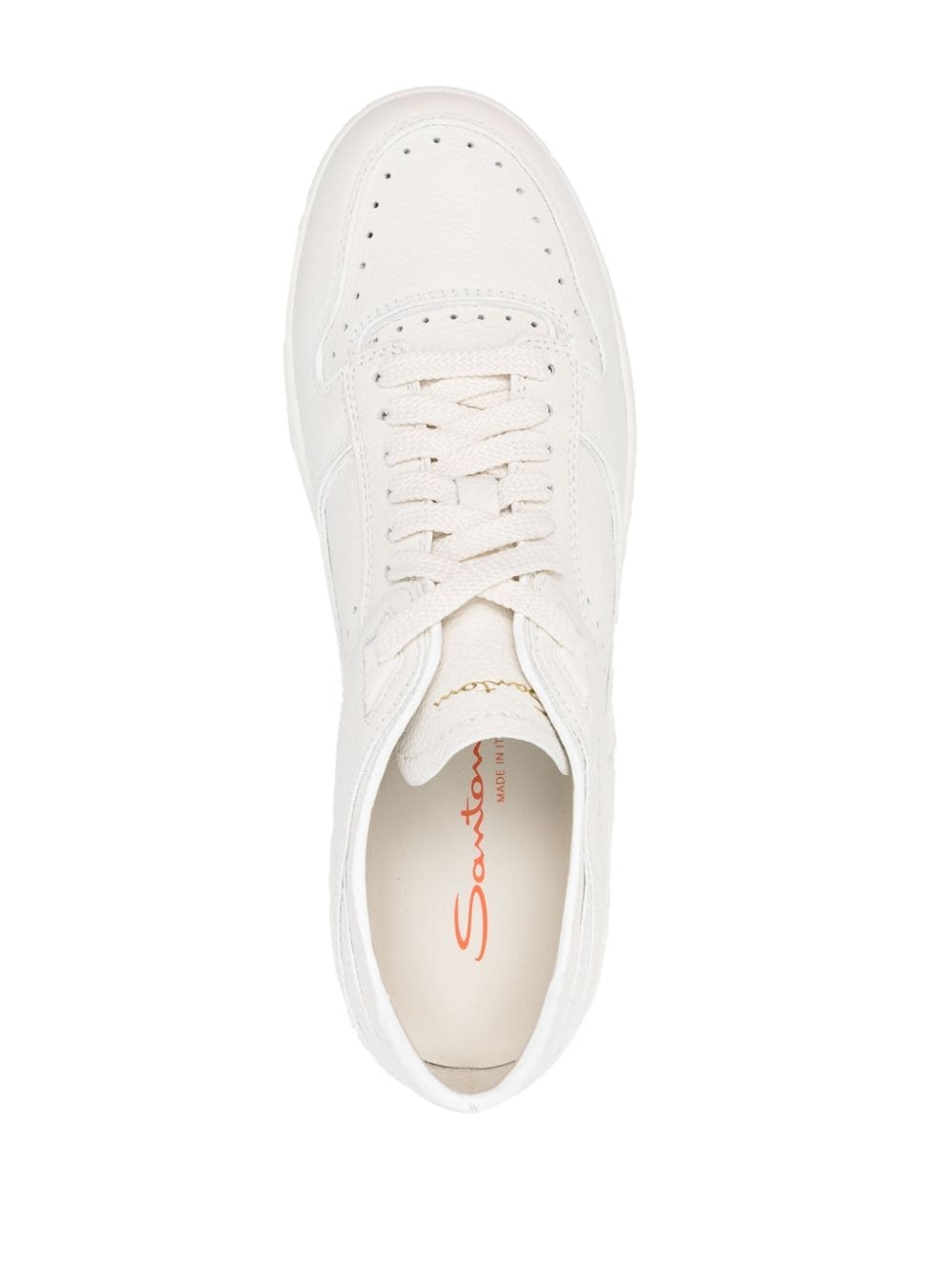 Sneak-Air panelled leather sneakers - 5