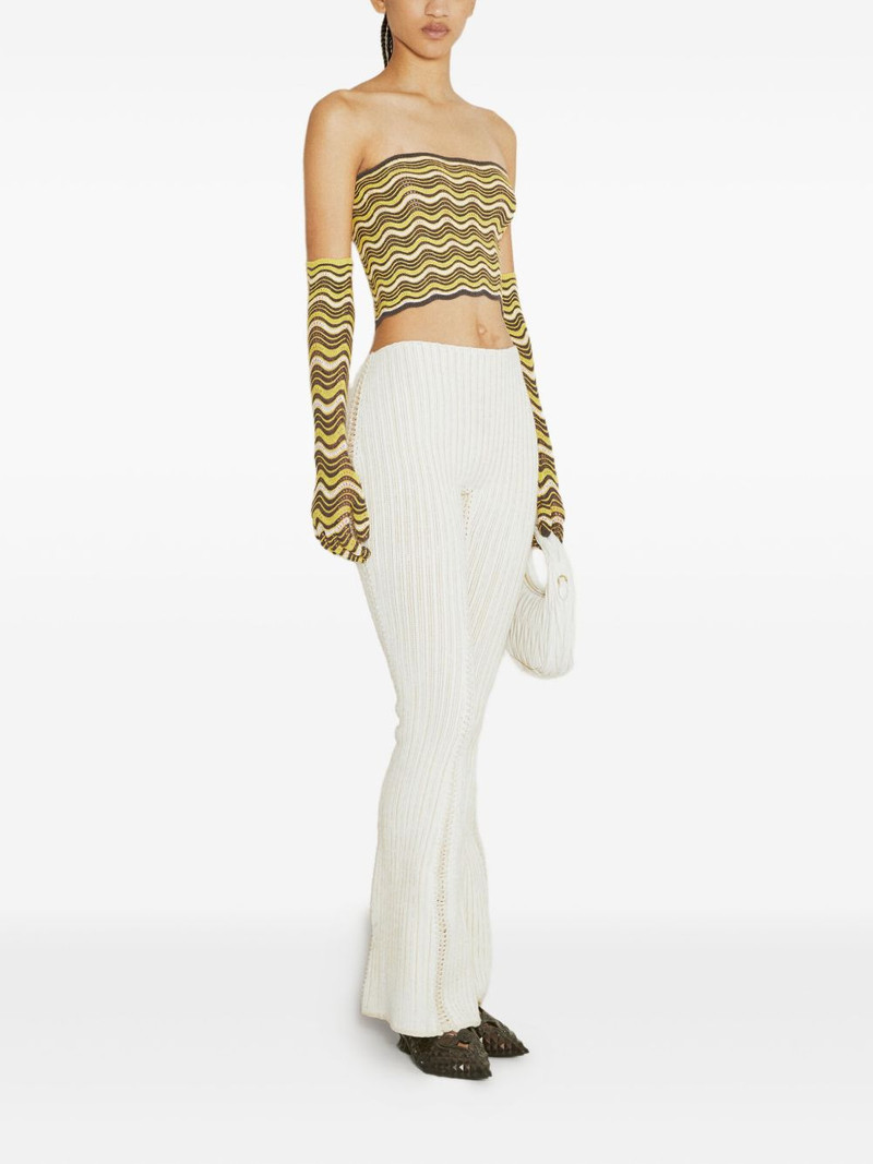 ISA BOULDER ribbed embellished trousers outlook