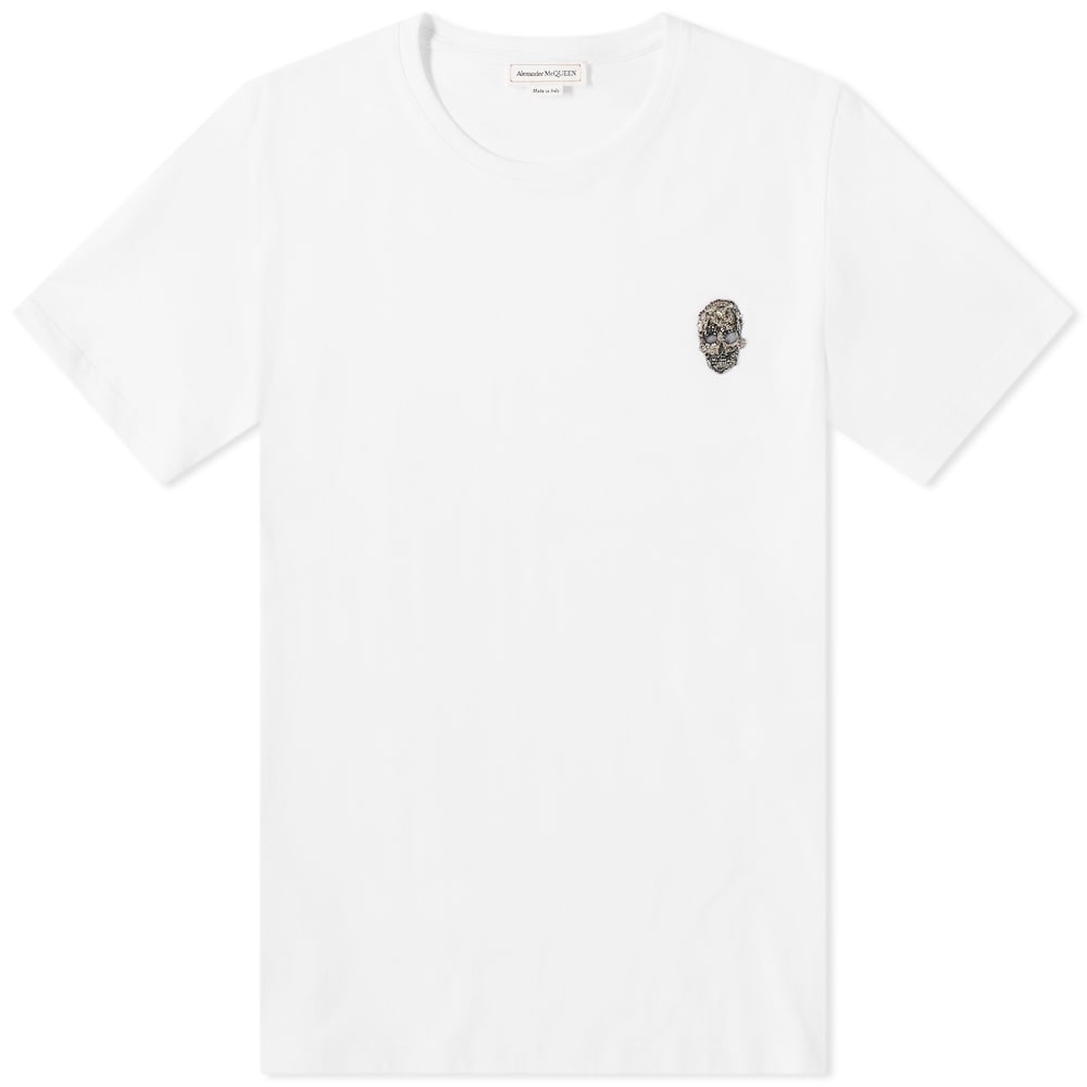 Alexander McQueen Skull Badge Tee - 1