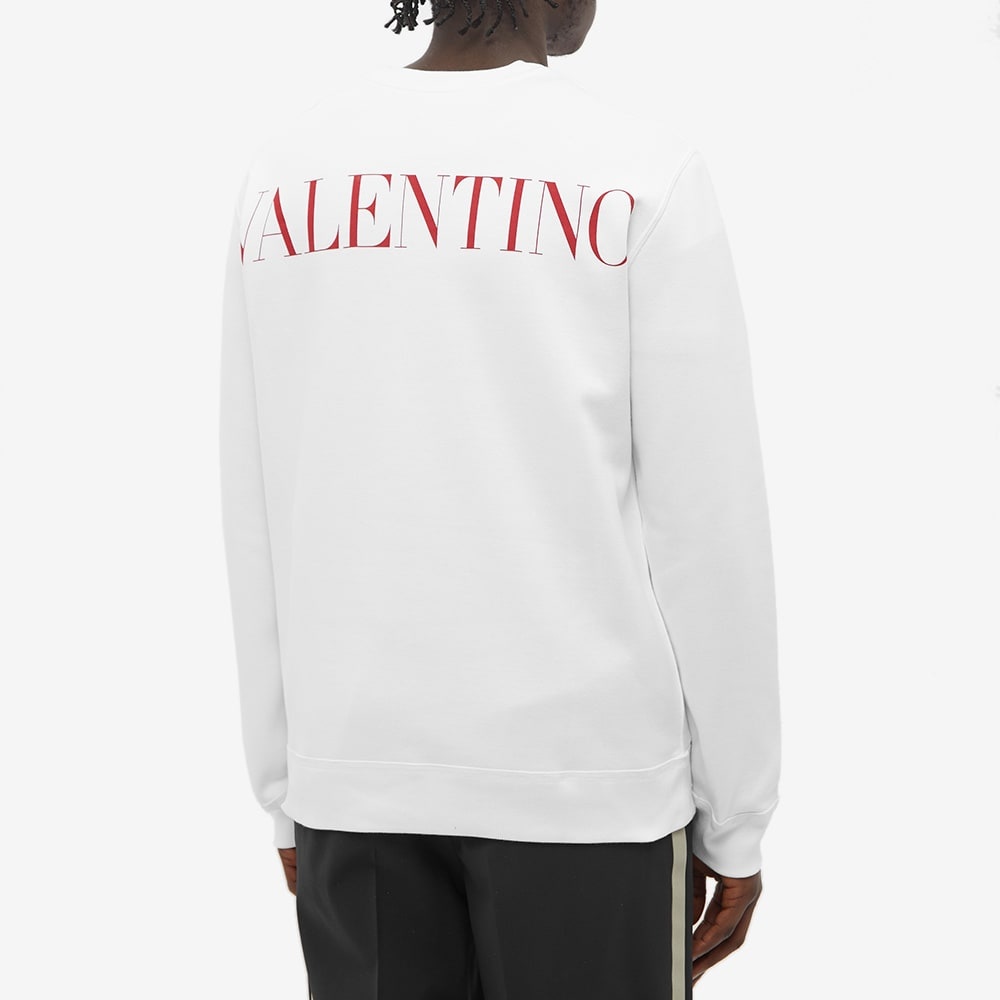 Valentino Macrame Pocket Back Logo Crew Sweat - 5