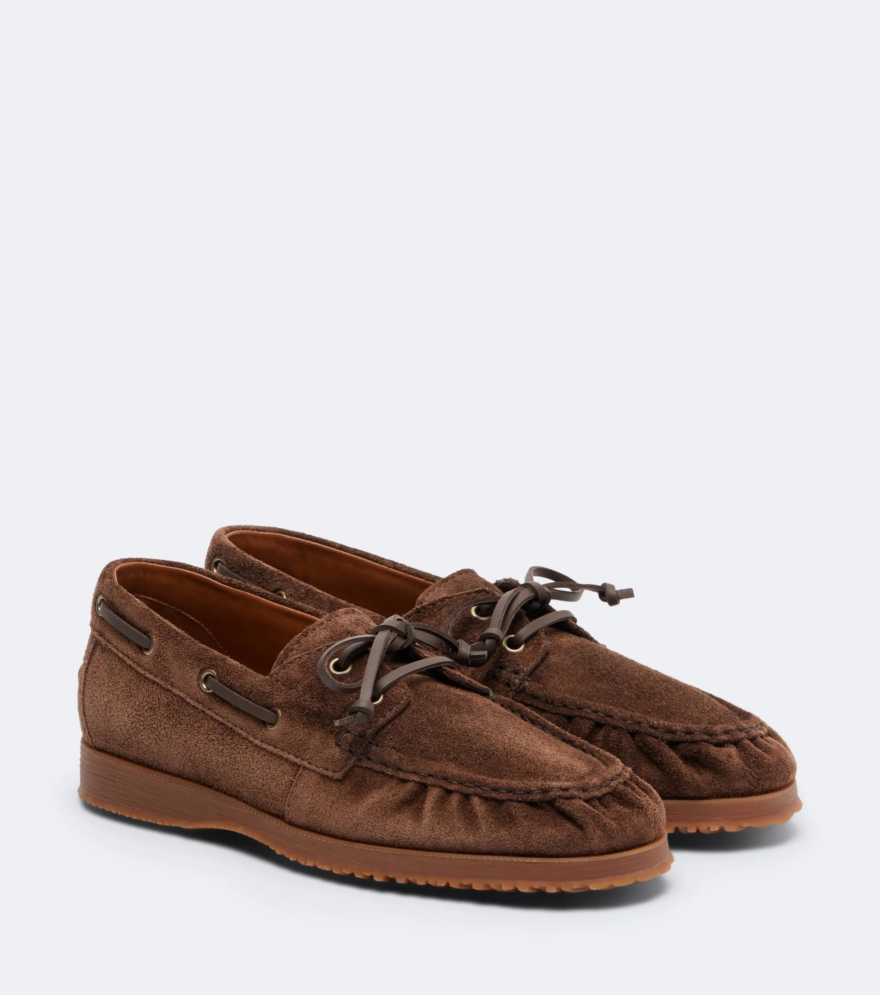 Suede boat shoes - 1