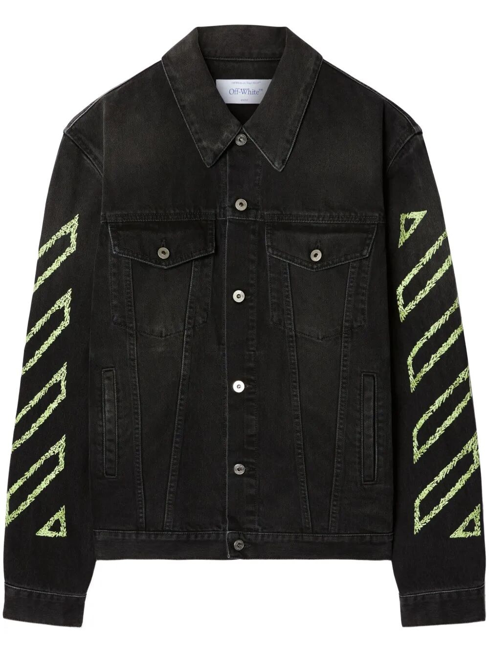 Off White Men Diag Arr Outl Den Skate Jacket - 4
