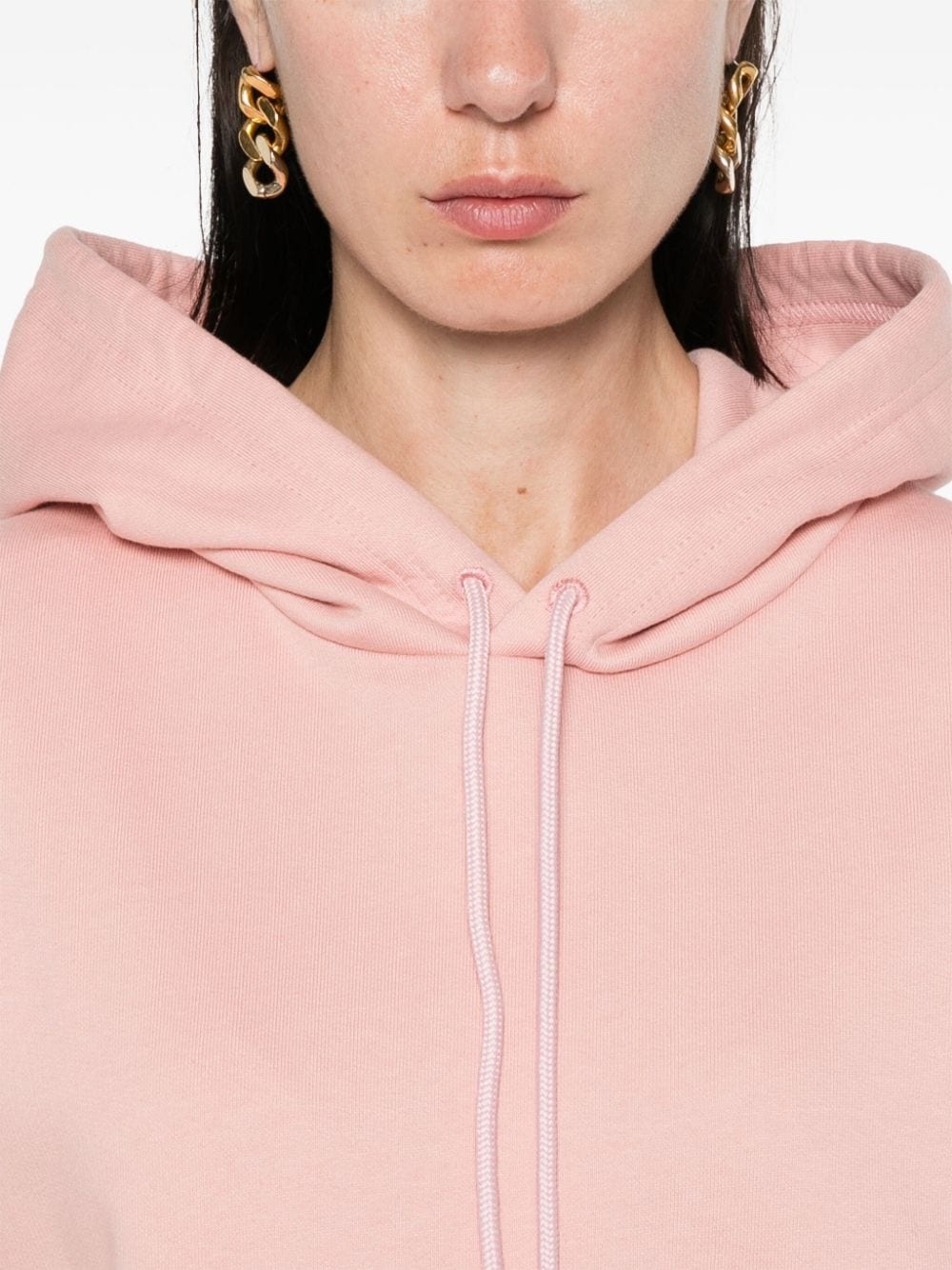 embroidered-logo hoodie - 5