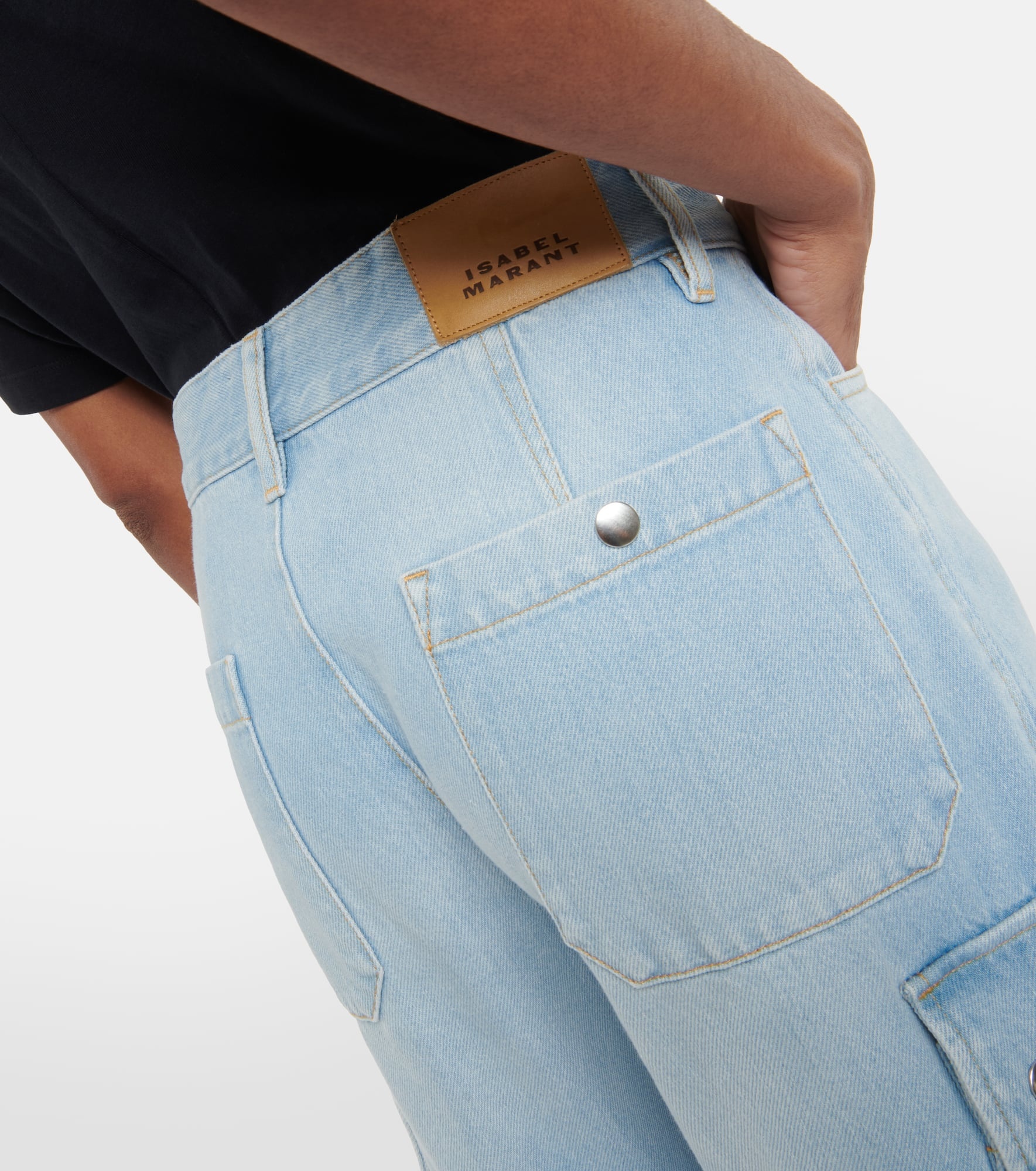 Elore denim cargo pants - 6
