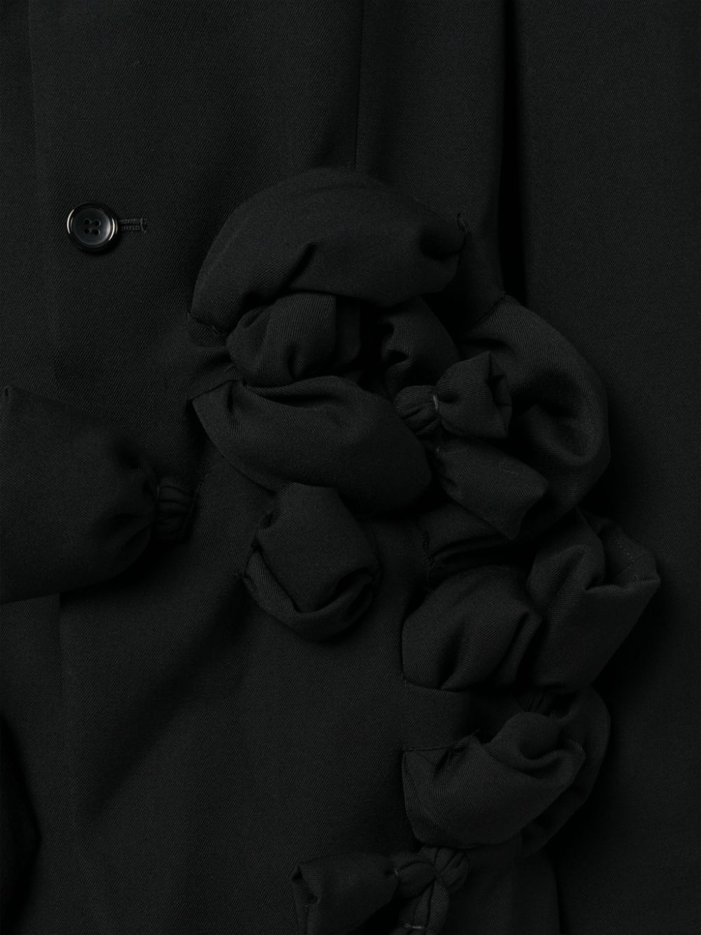 appliquÃ©-detail wool blazer - 5