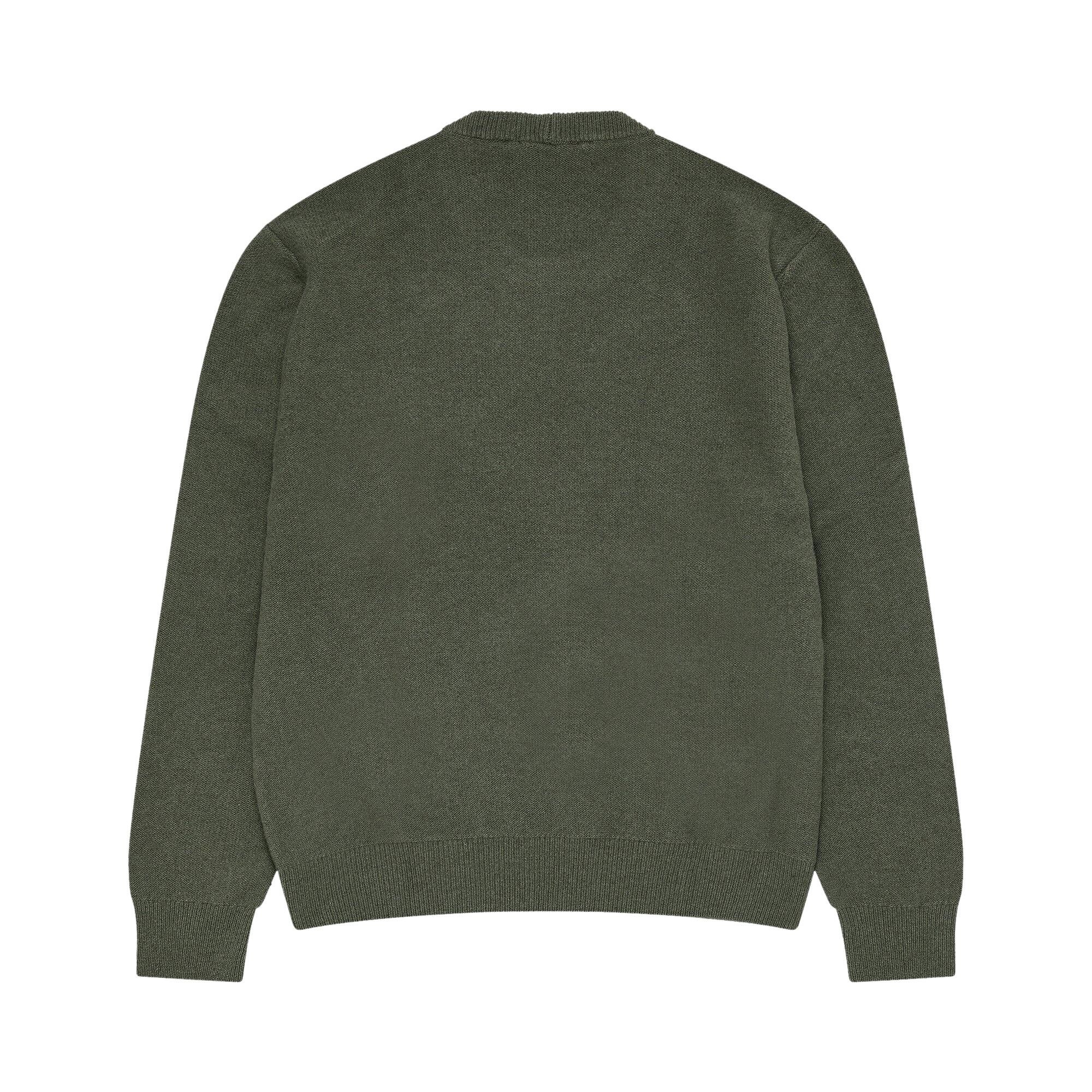Lemaire Crewneck Jumper Sweater 'Light Moss' - 2