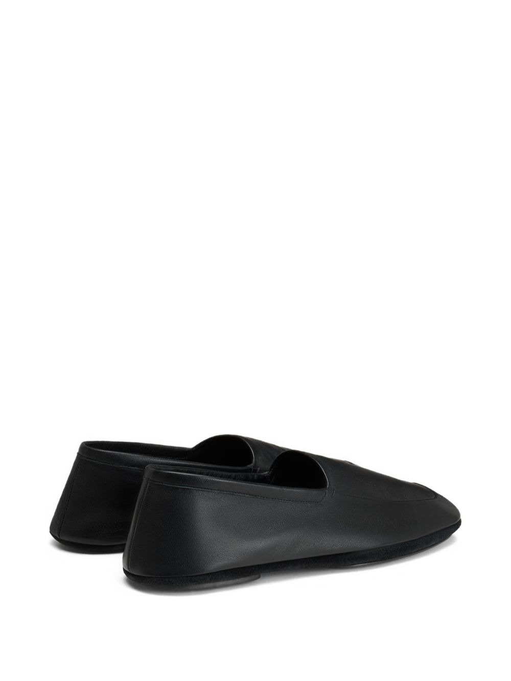 slip-on square-toe loafers - 3