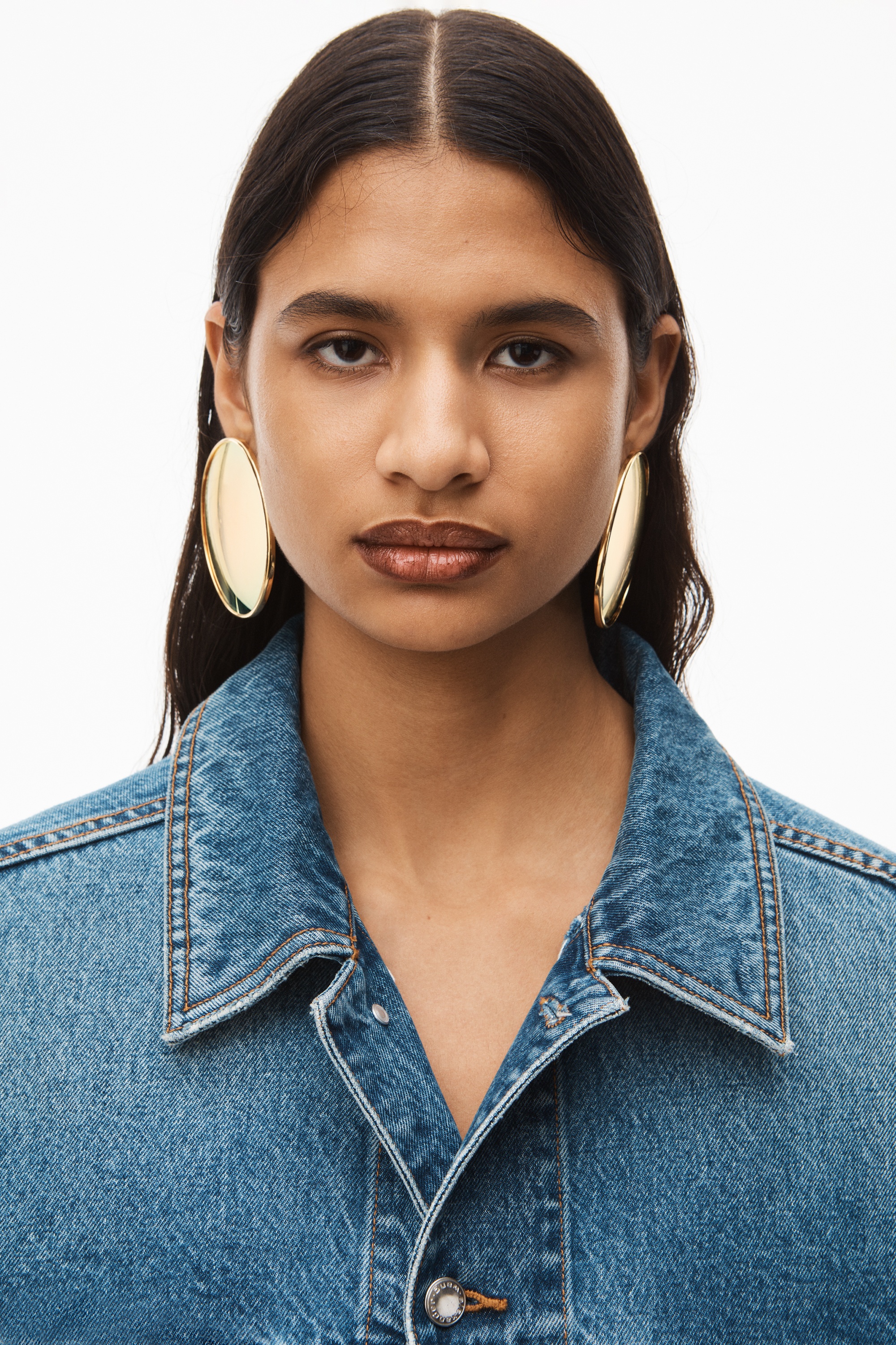 OVERSIZED VEST IN DENIM - 4