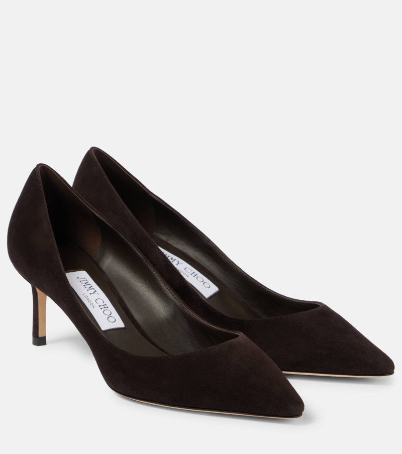 Romy 60 suede pumps 1