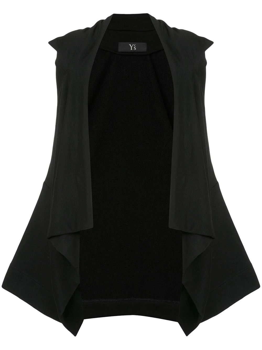 open front dropped-shoulder top - 1