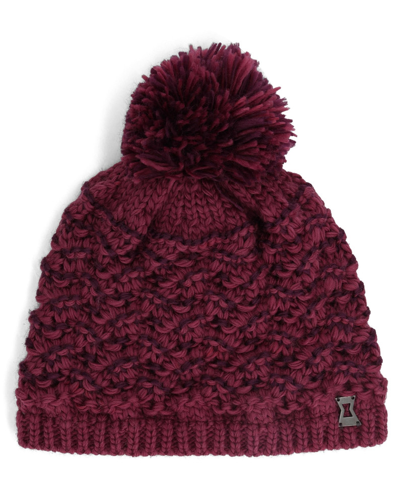 Womens Brrr Berry Beanie - Acai 1