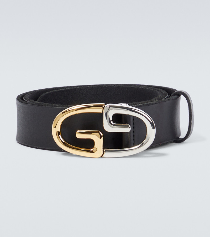 GG leather belt - 1