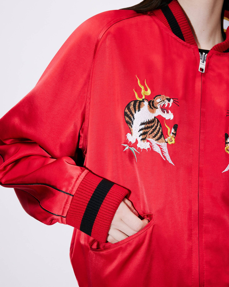 'Year of the Dragon' reversible embroidered genderless jacket 18
