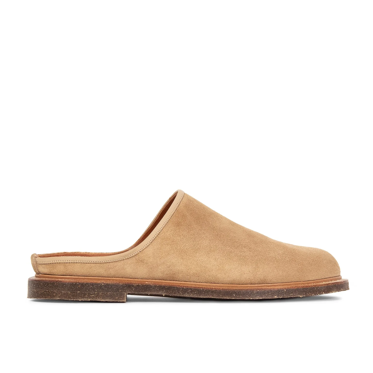 Mule - Peanut Papillon Calf Suede - 1