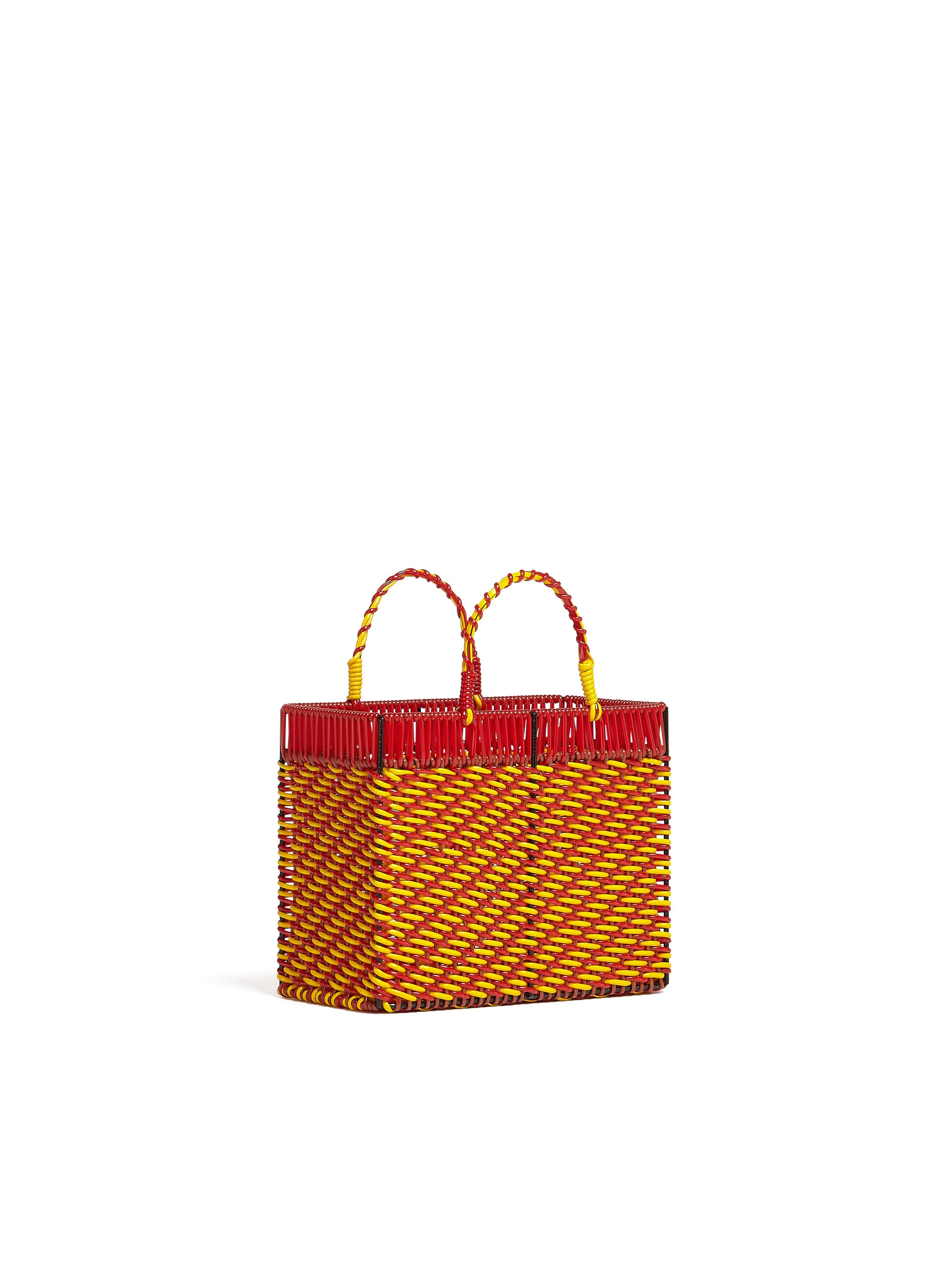 MARNI MARKET ORANGE AND RED BASKET - 2