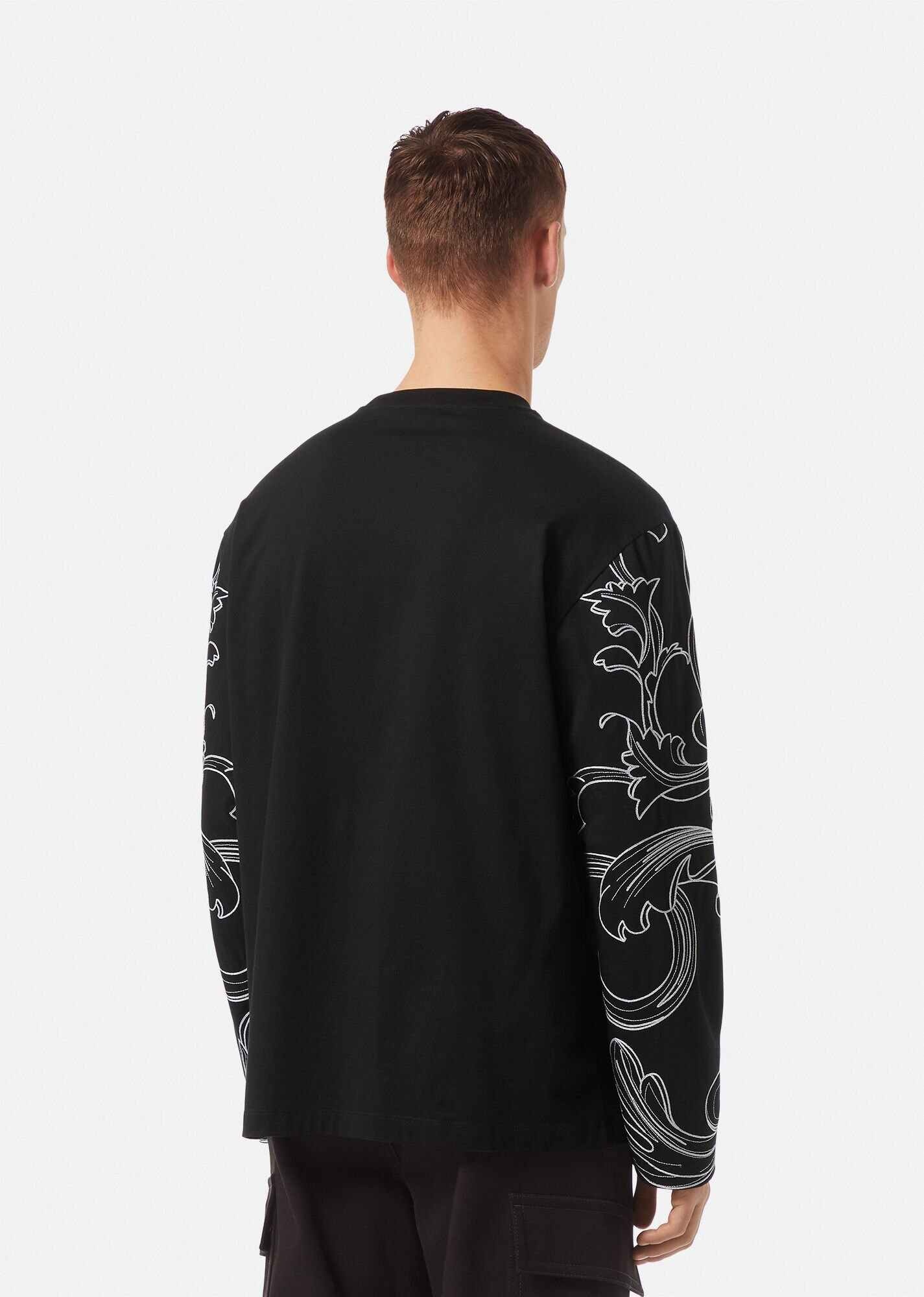 Barocco Embroidered Medusa T-Shirt - 4