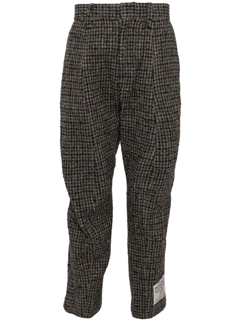 Zombie Silhouette tweed trousers 1