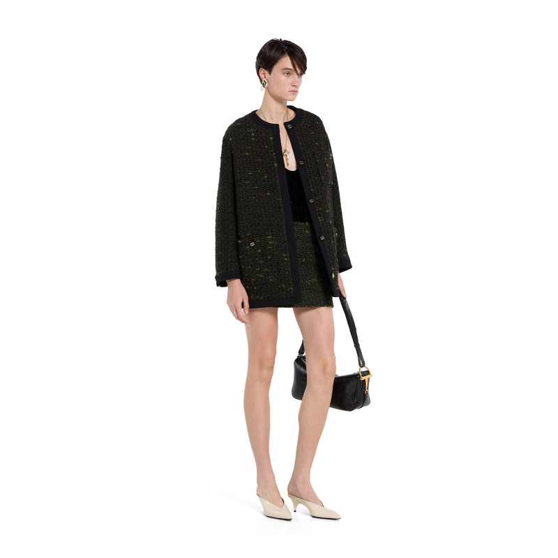 GUCCI Wool bouclé skirt outlook