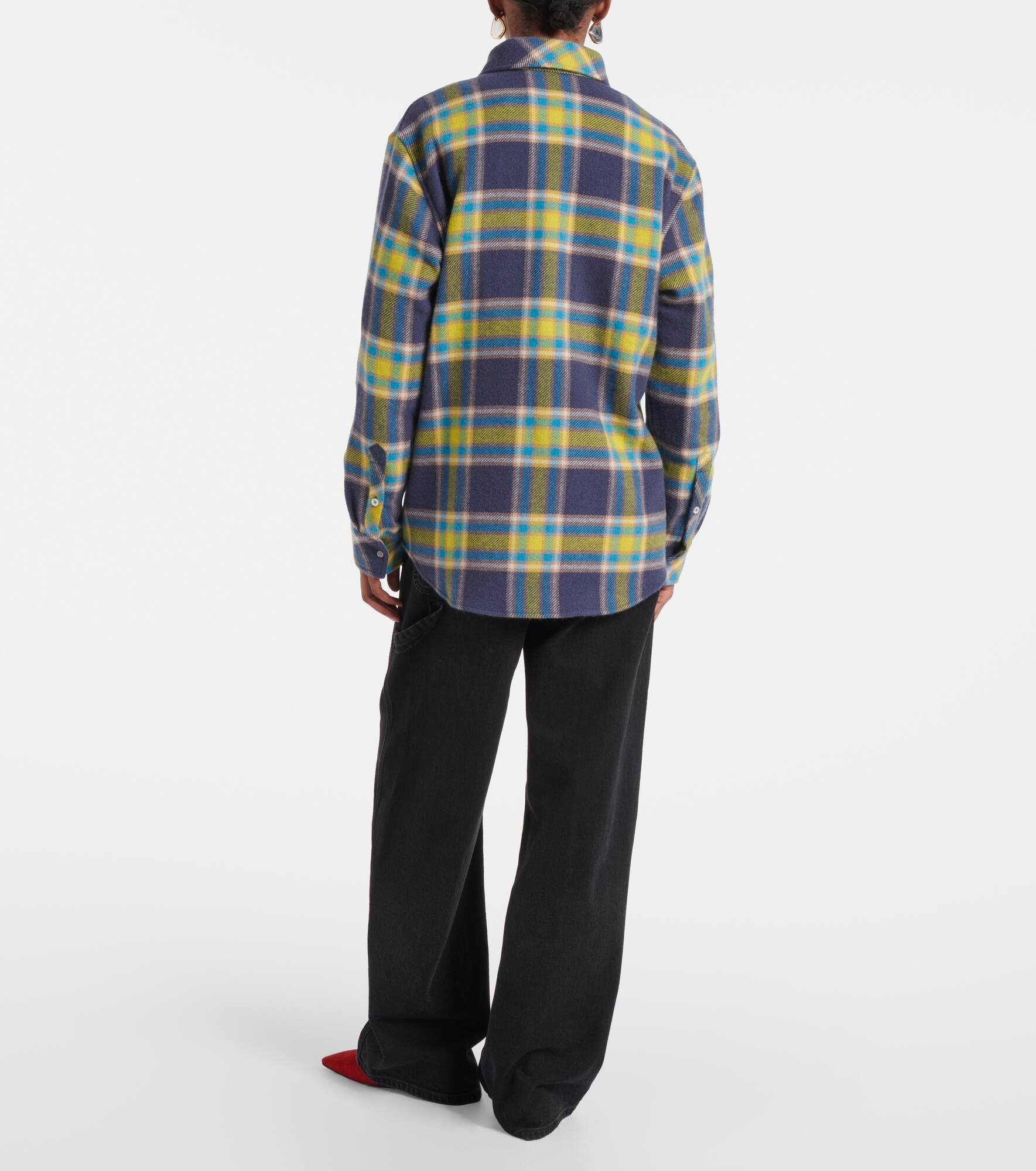 Explorer tartan cashmere shirt - 3