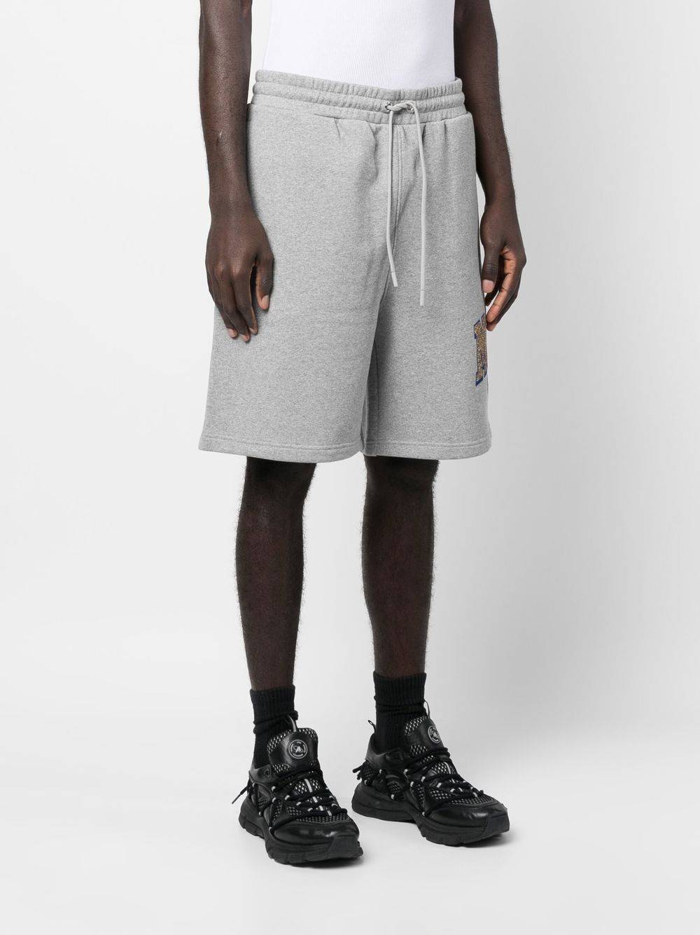 logo-print shorts - 3