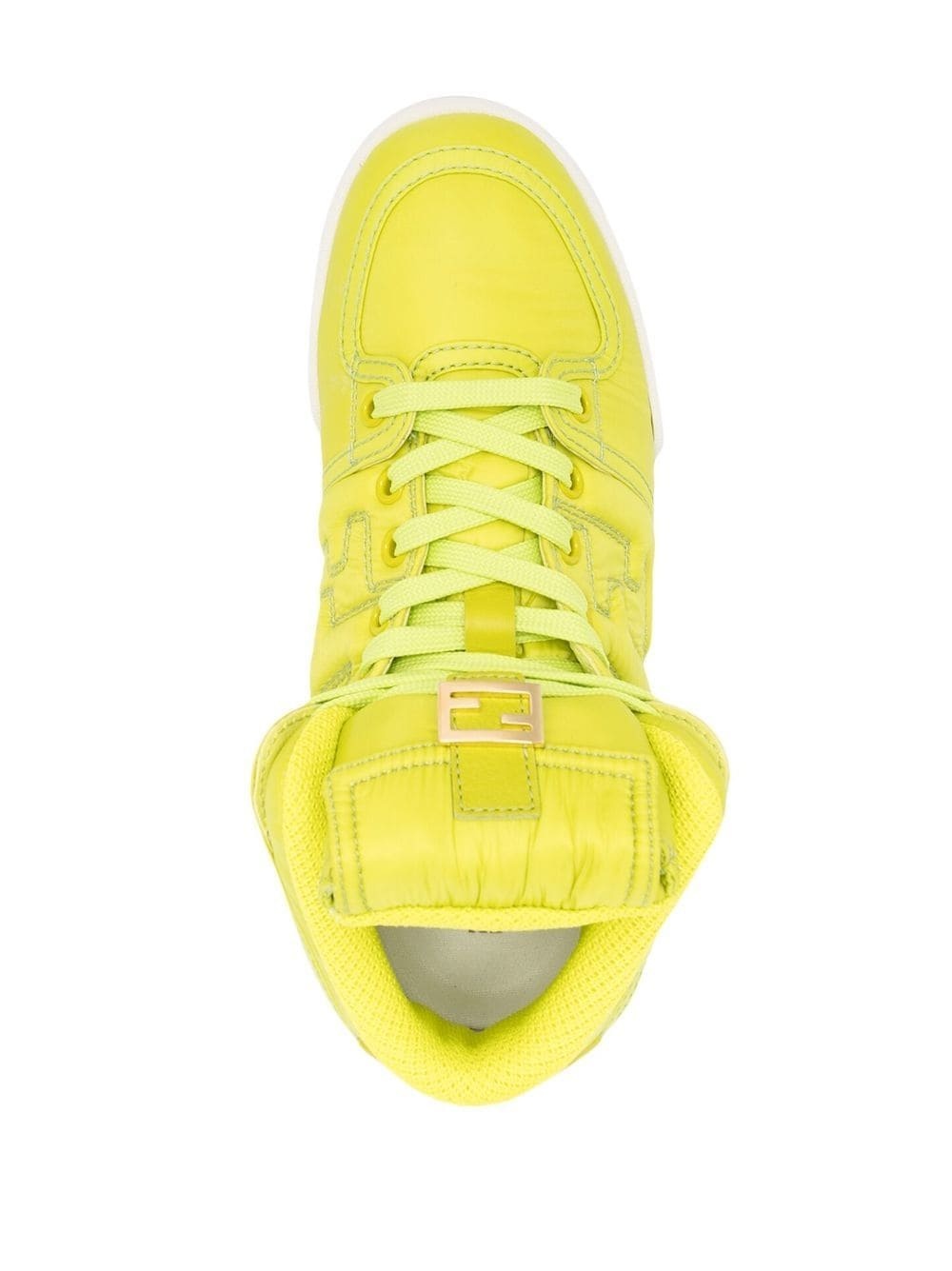 FF logo-embroidered high-top sneakers - 4